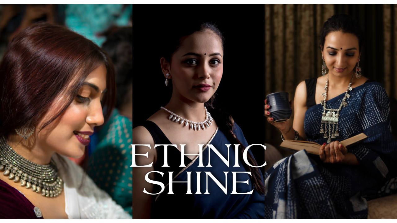 How to Wear Silver Jewellery with a Saree: 10 Stunning Outfit Combinations