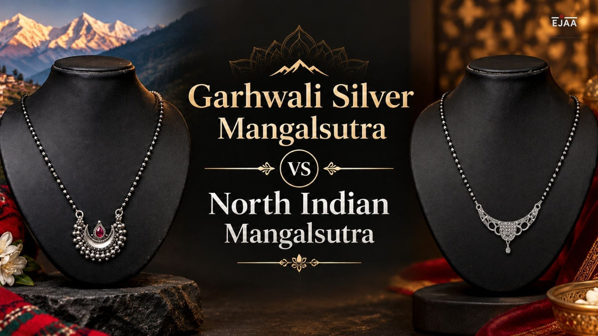 Garhwali Silver Mangalsutra vs. North Indian Mangalsutra