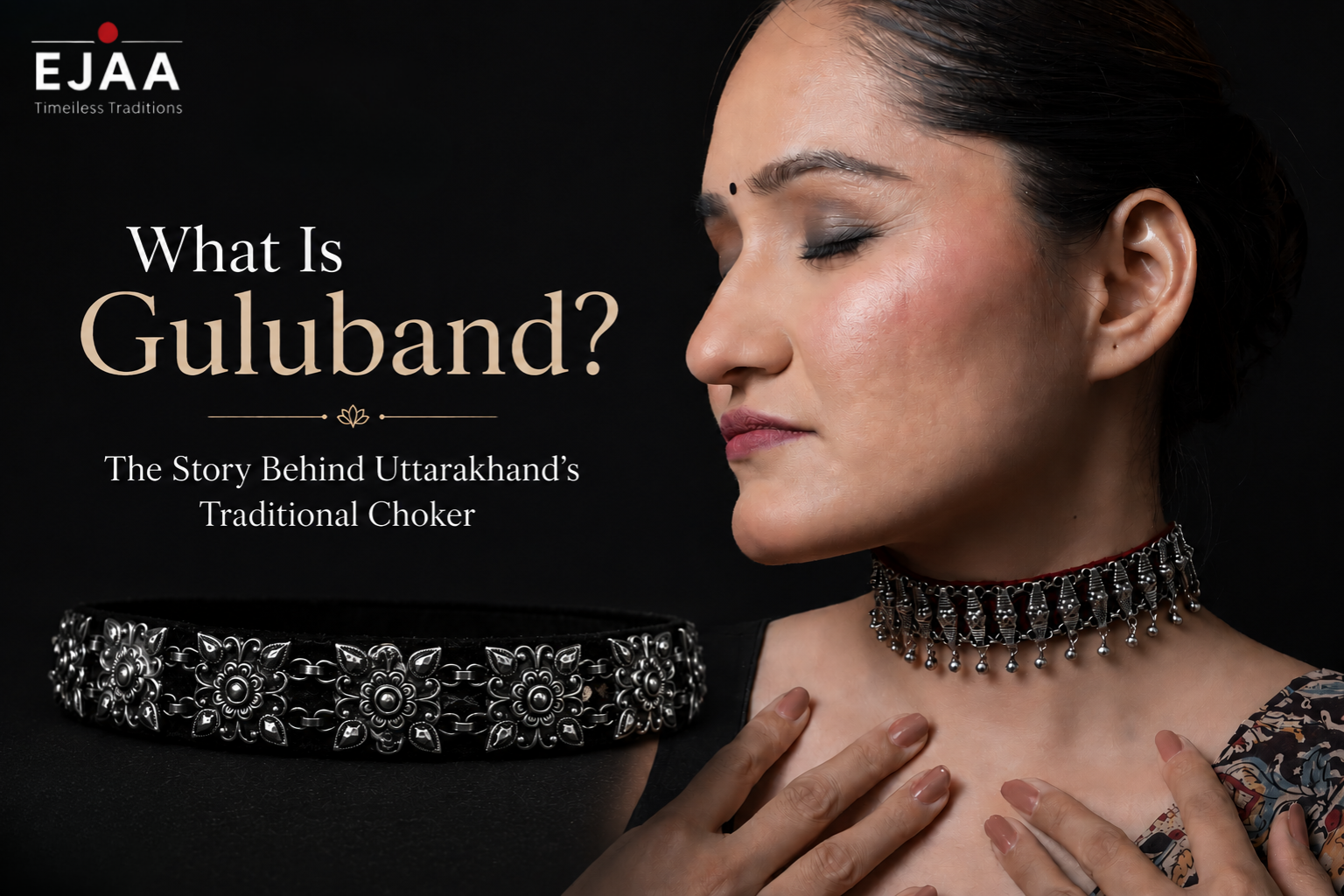 Traditional Silver Guluband Necklace Inspired by Uttarakhand's Pahadi Jewellery Heritage