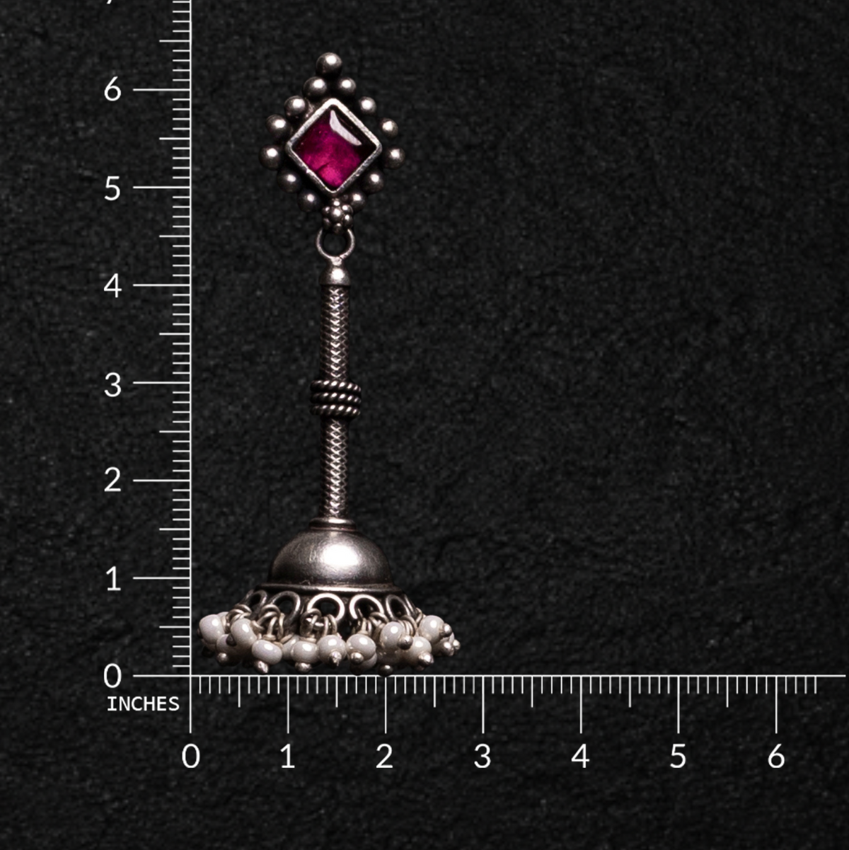 Gulbel Silver Jhumki