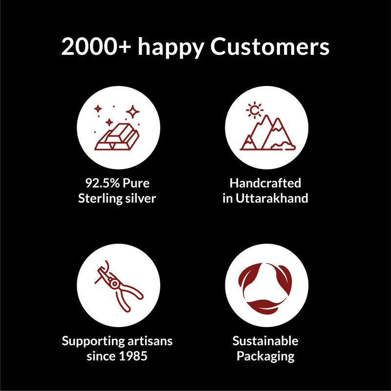 Chandeli Silver Studs