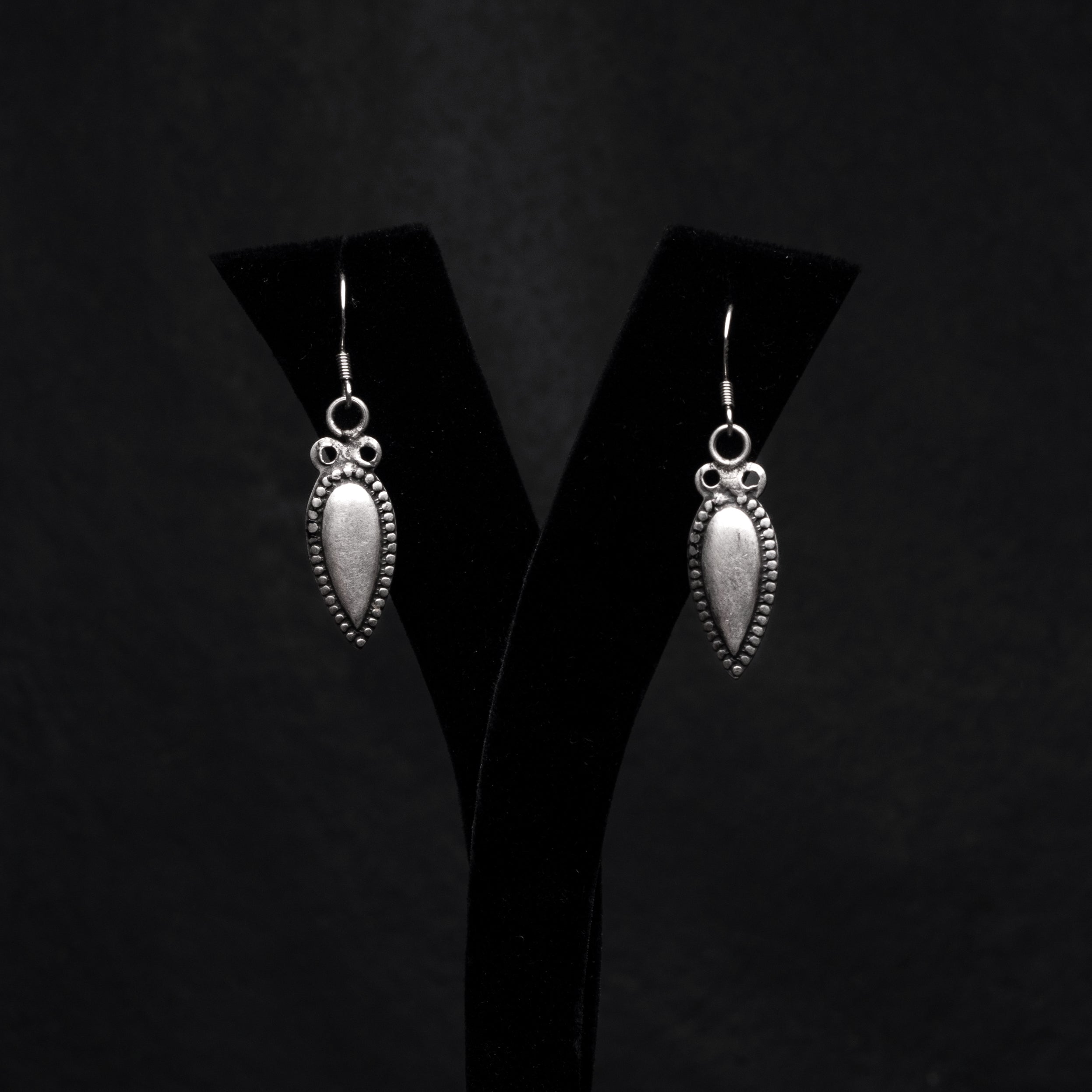 Champa Silver Earrings