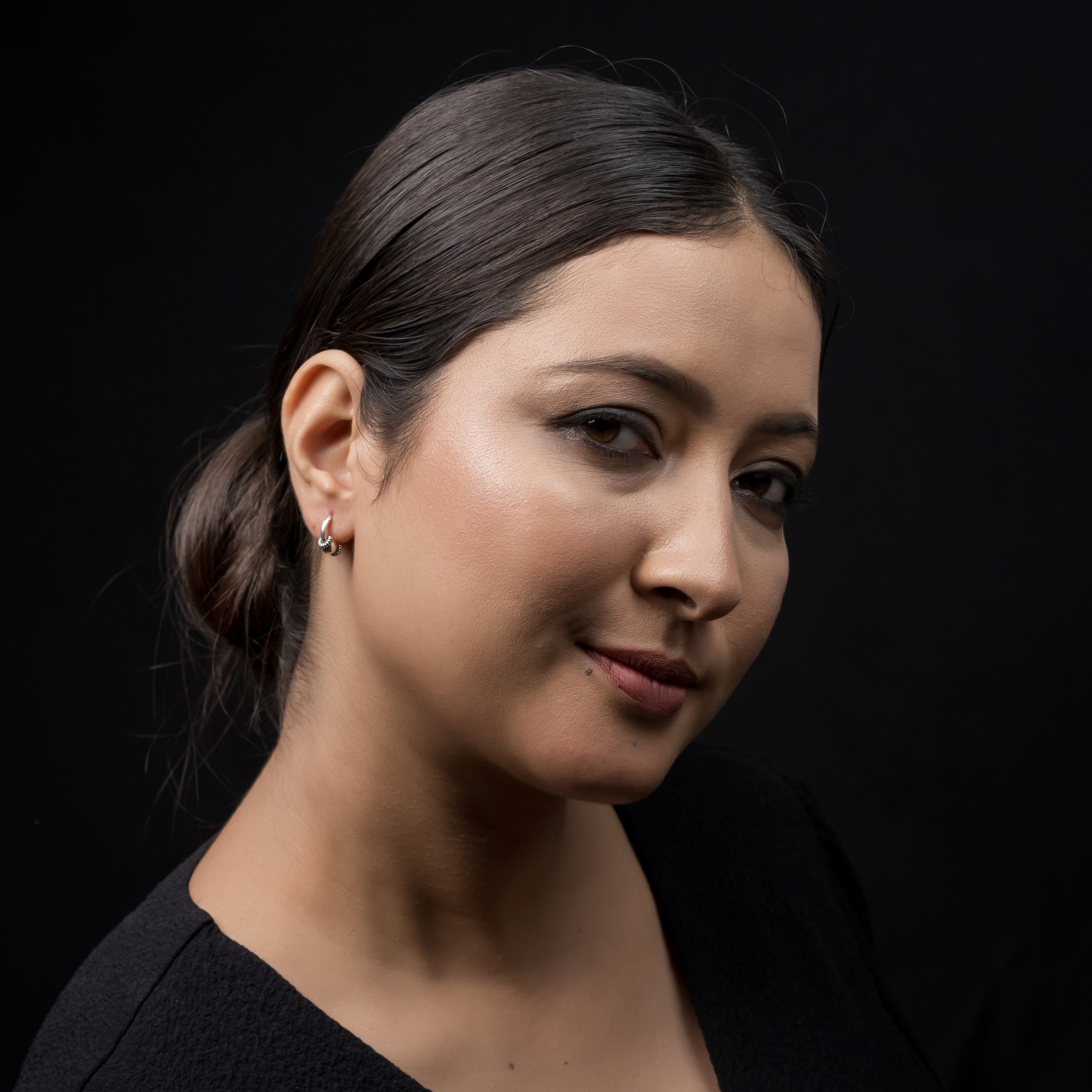 TIKULI Silver Hoops