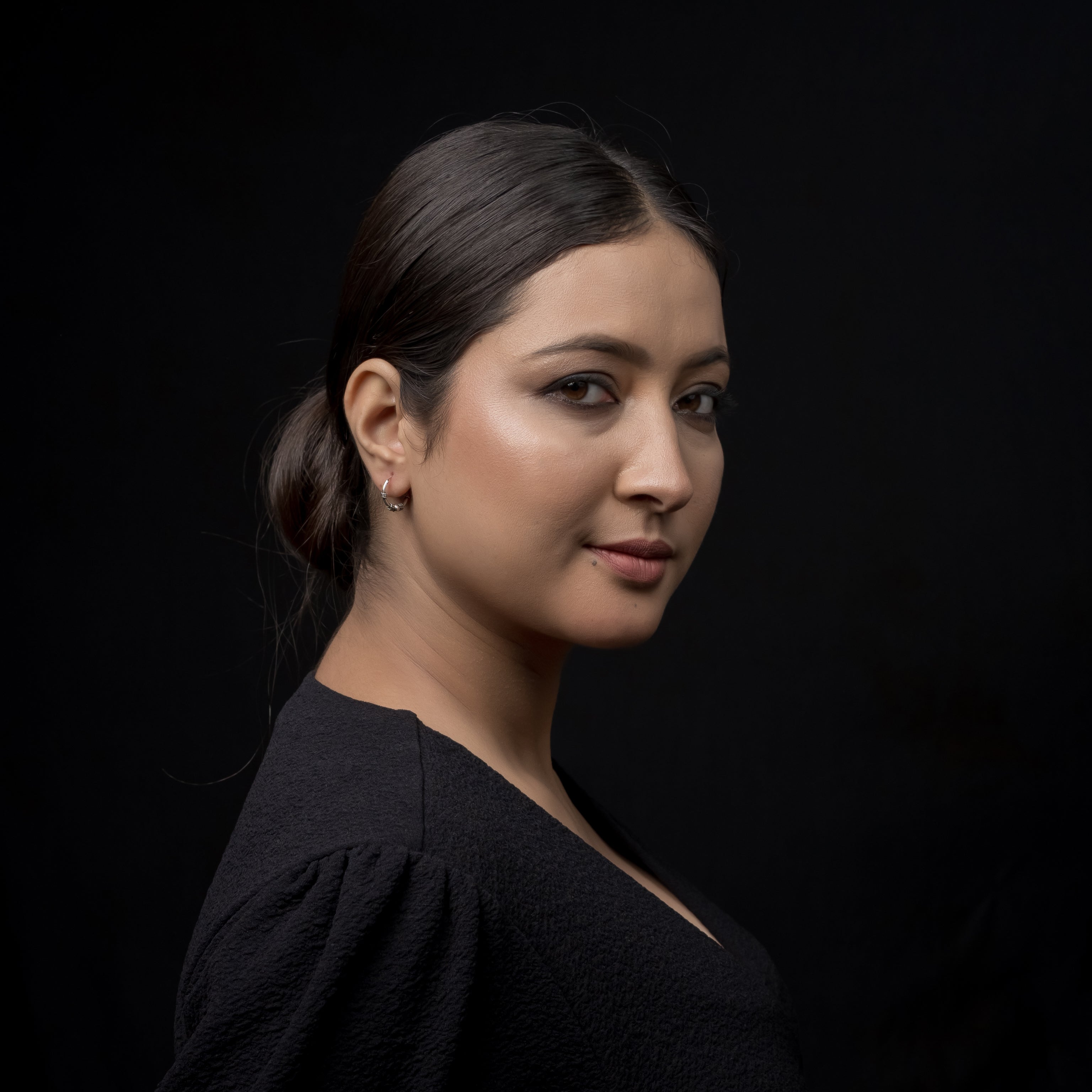 GUDA Silver Hoops