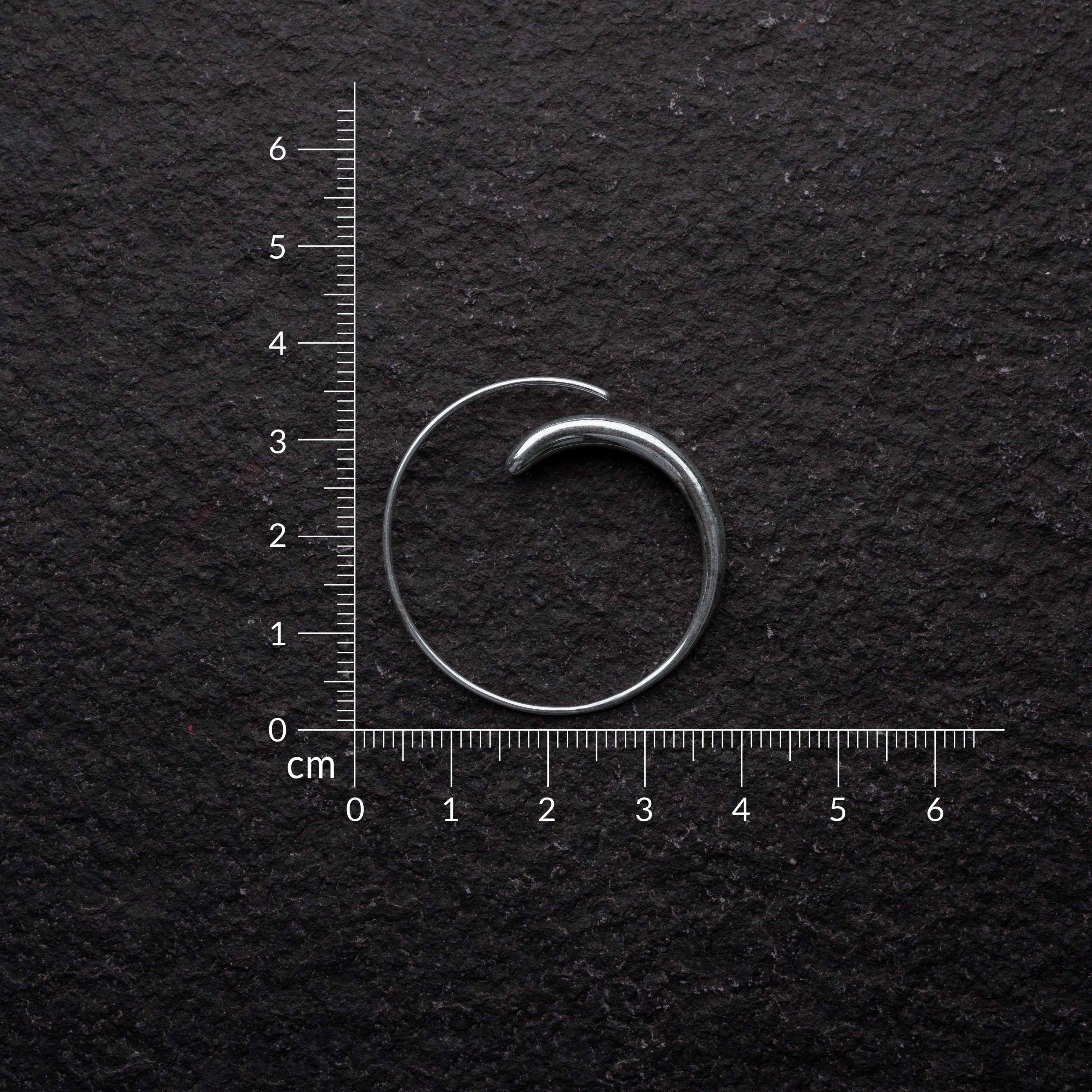 GHADULI Silver Hoops