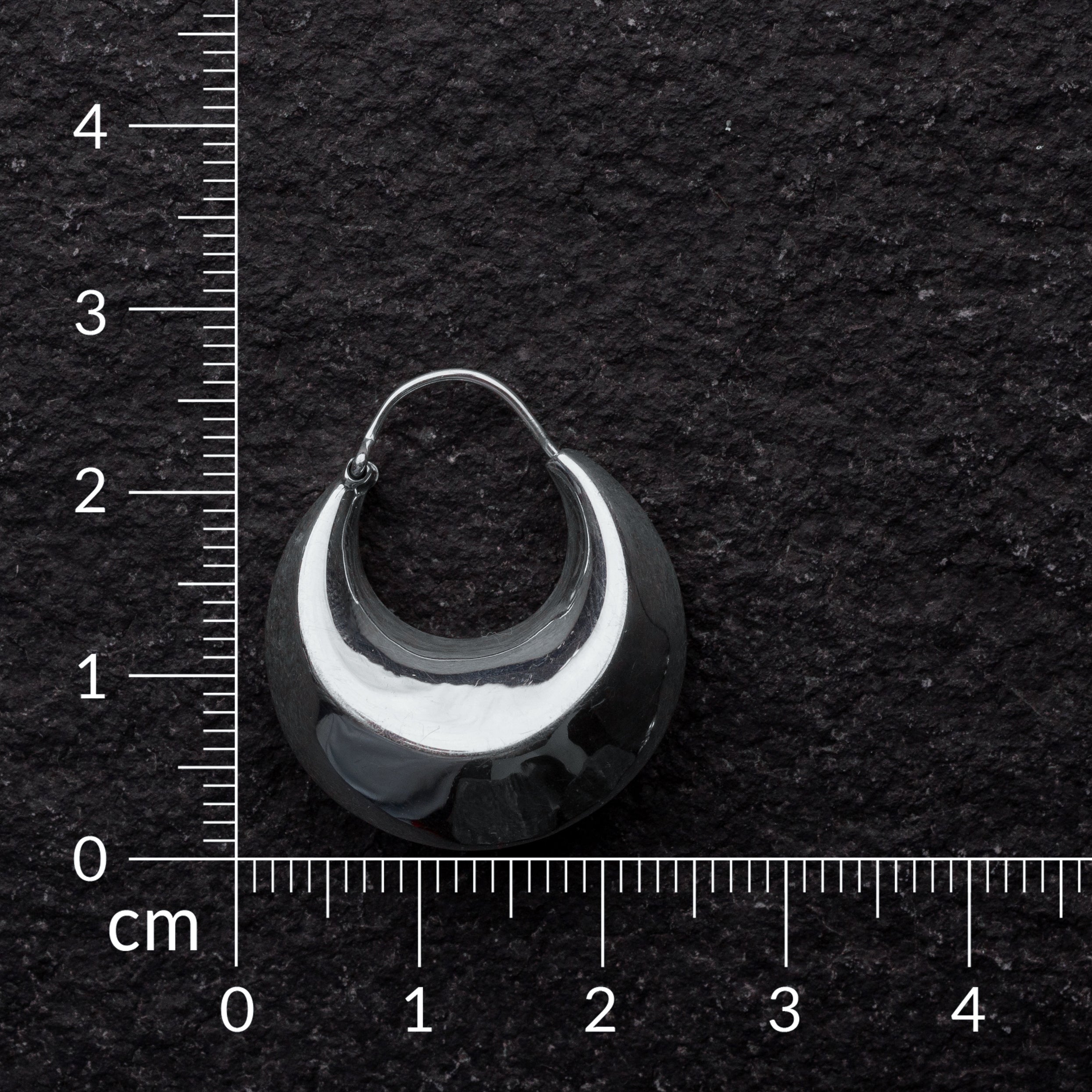 BAJRO Silver Hoops