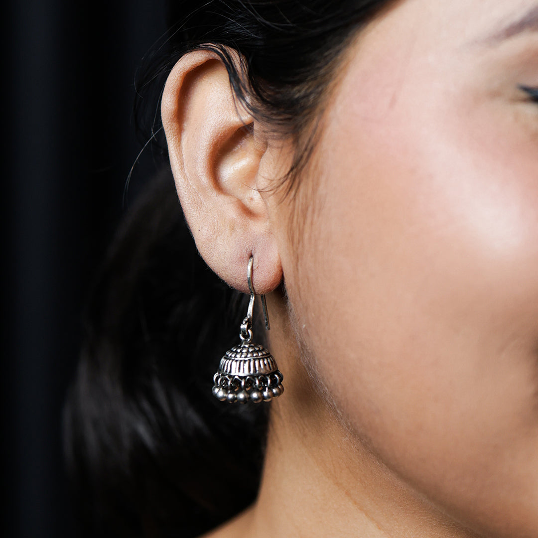 Daali Silver Jhumki