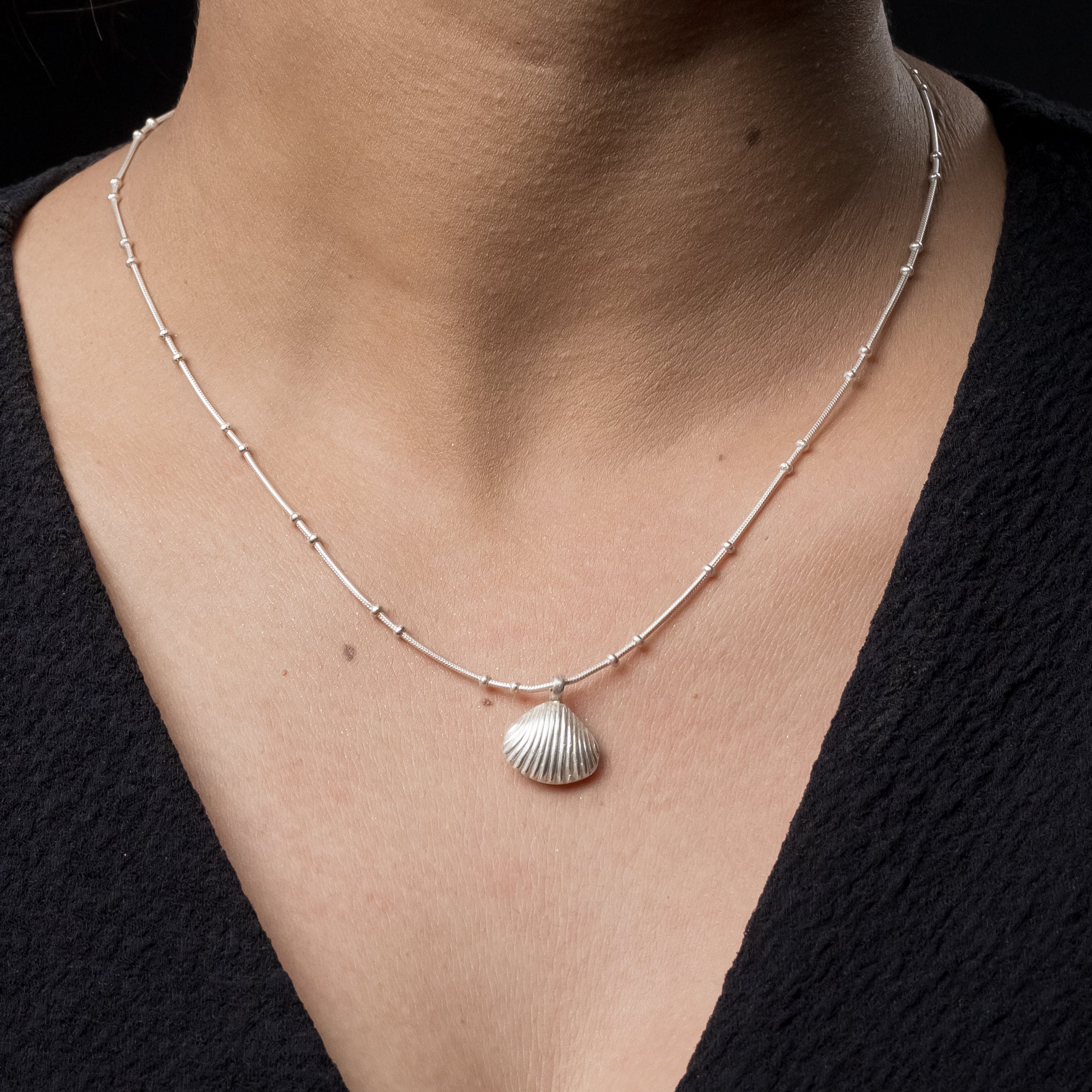 Sailee Silver Chain Pendant