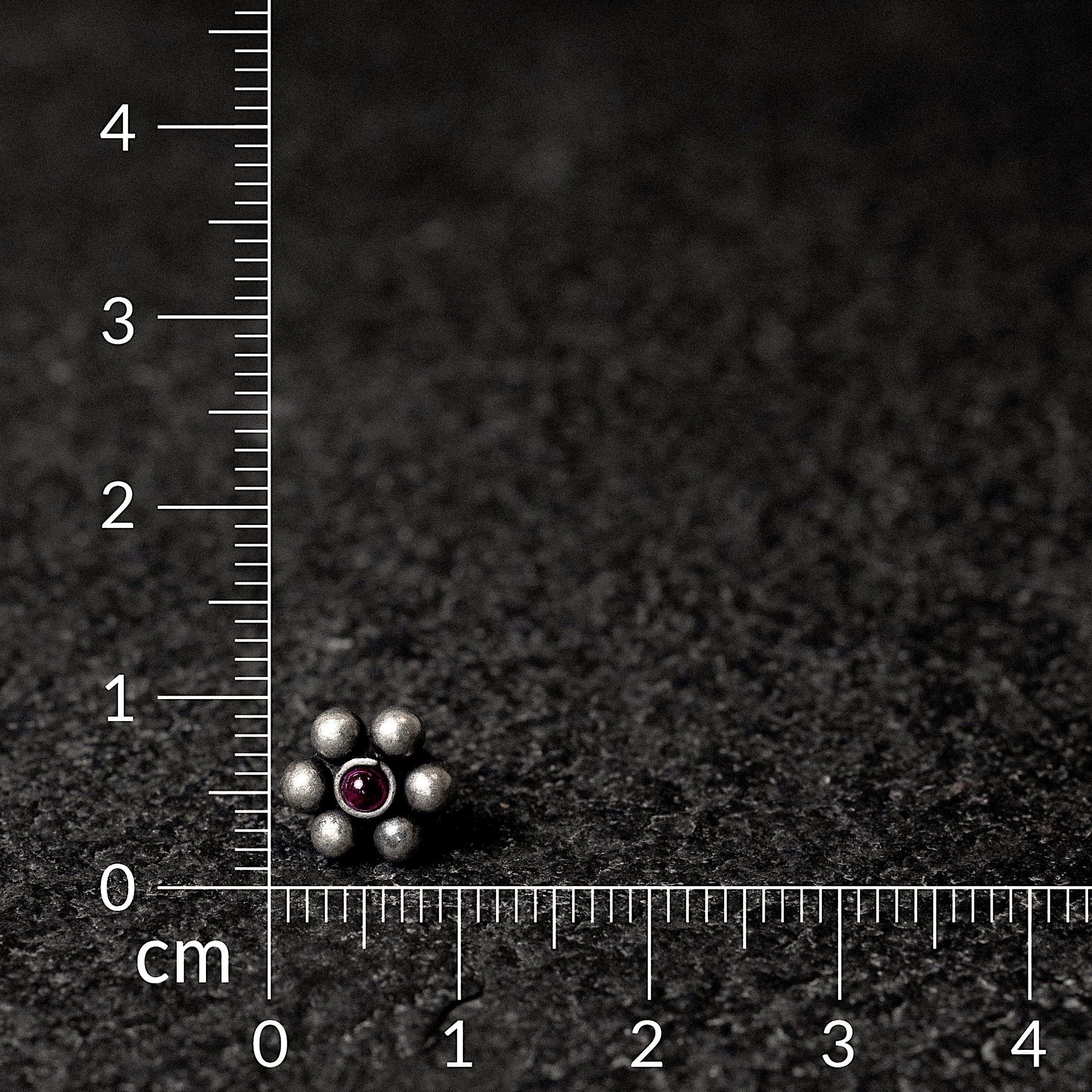Gulbahar Silver Studs