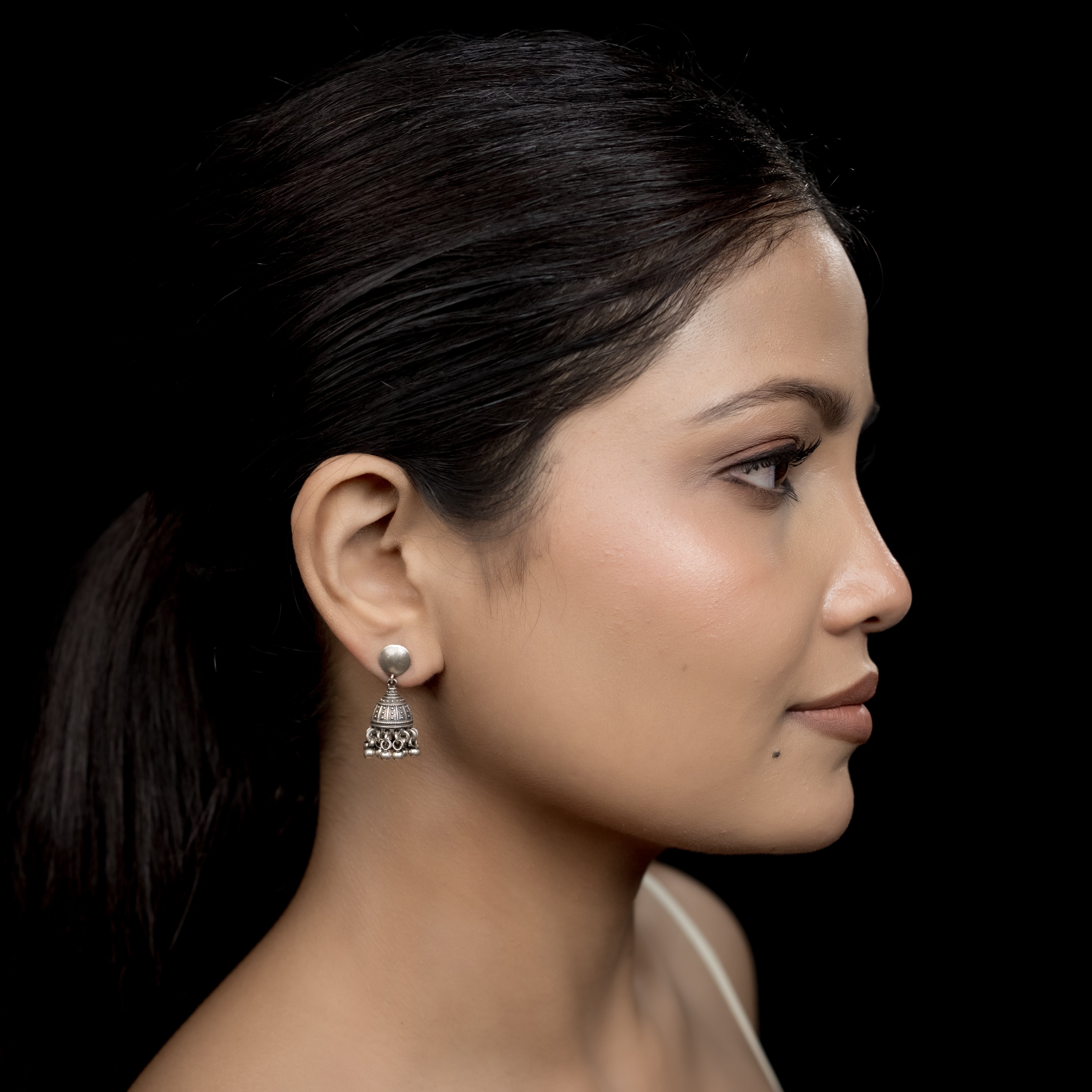Jhini Silver Jhumki