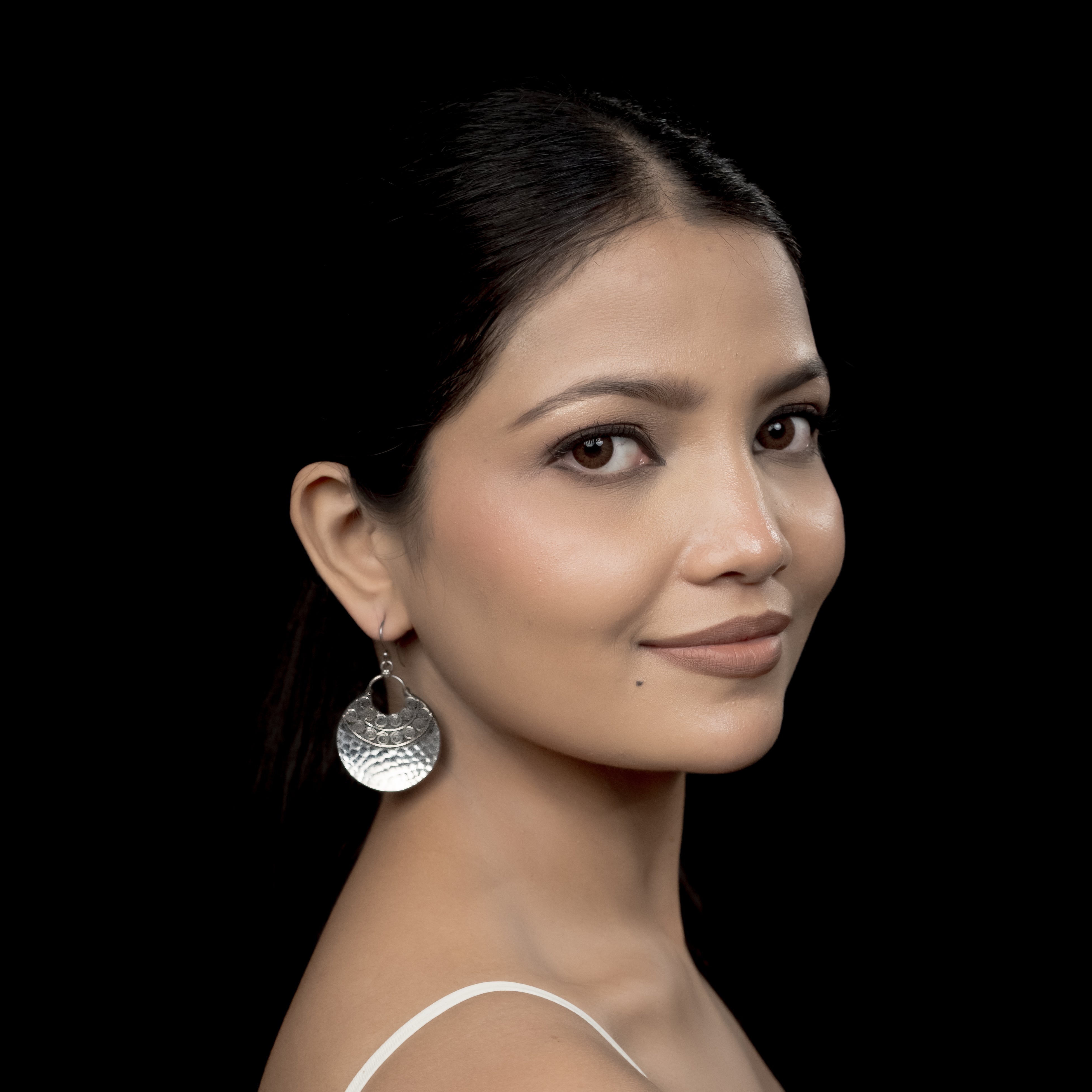 Chanduli Silver Earrings