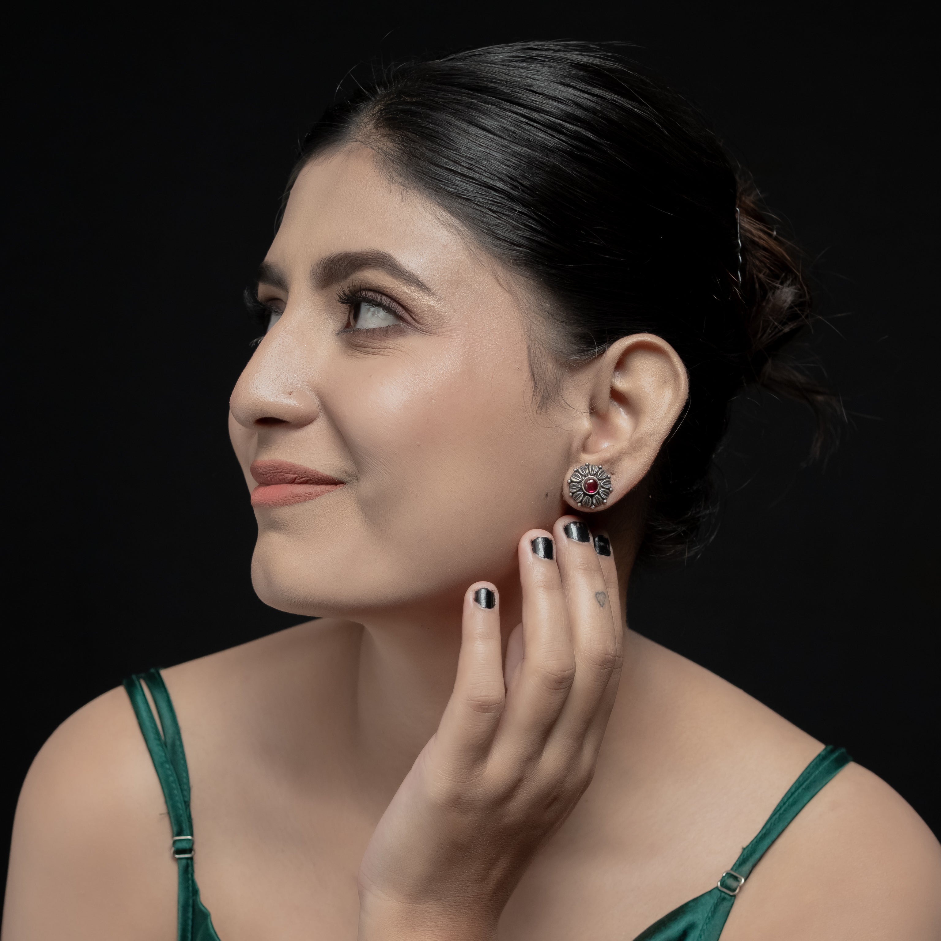 Phooli Silver Studs