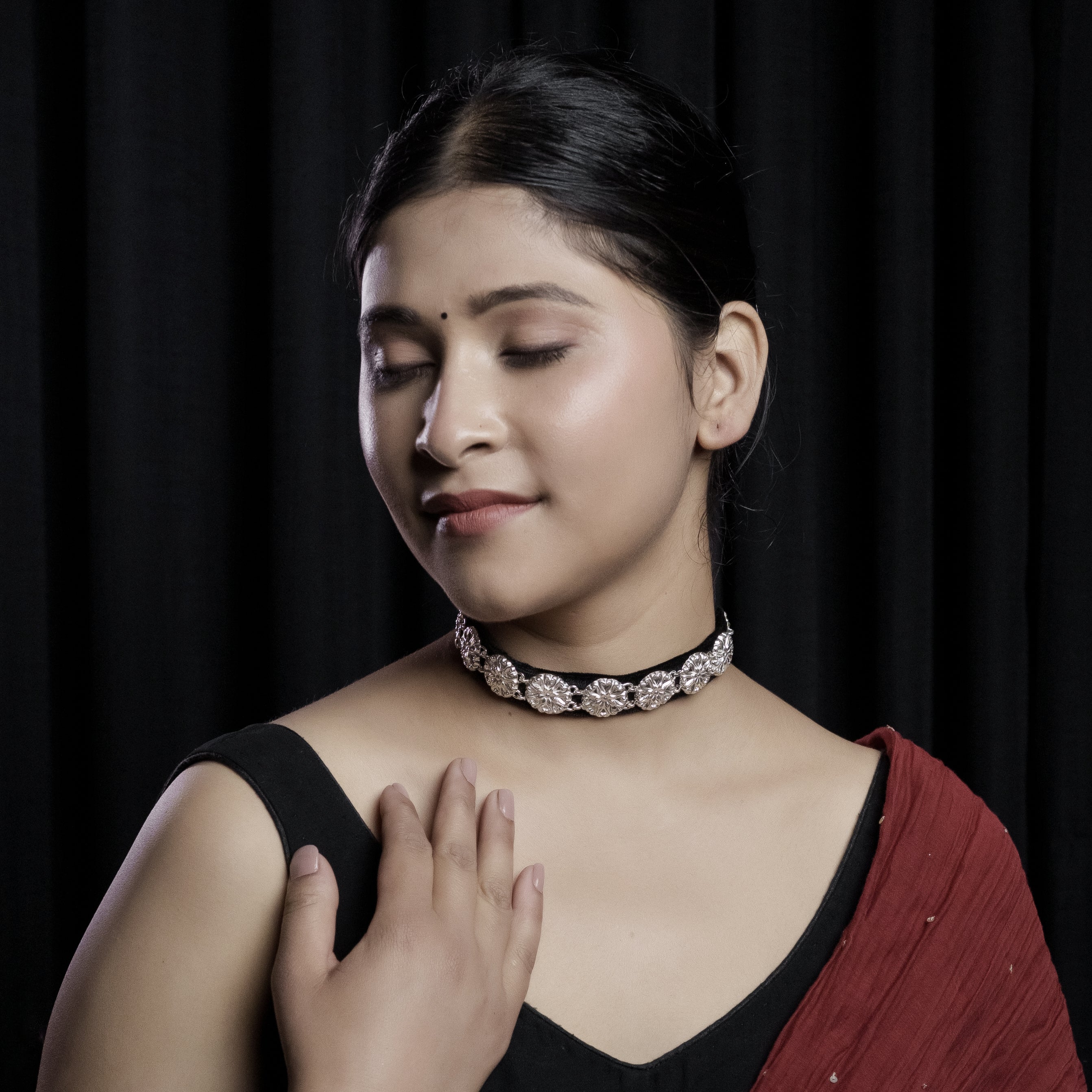 Devphool Silver Guluband