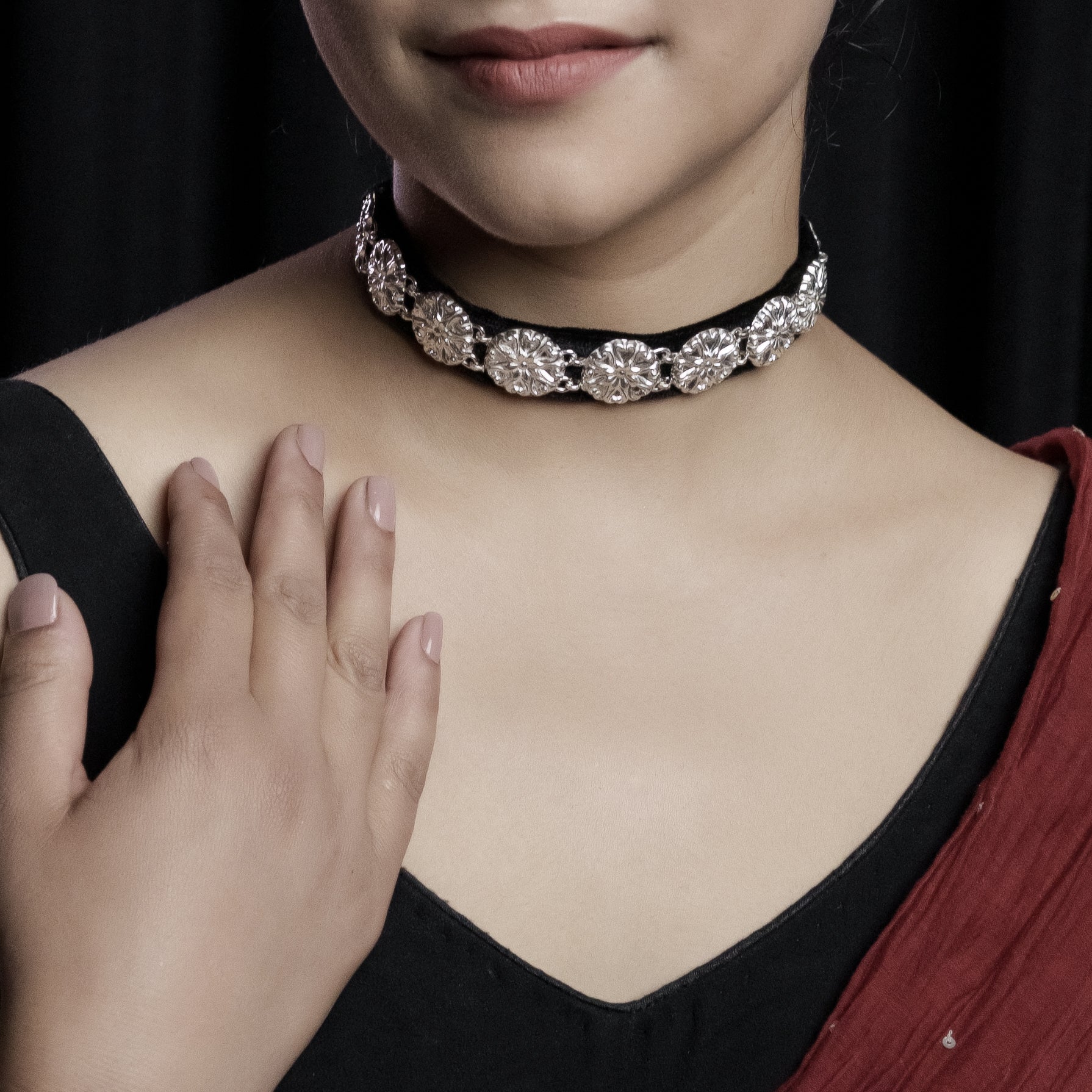 Devphool Silver Guluband