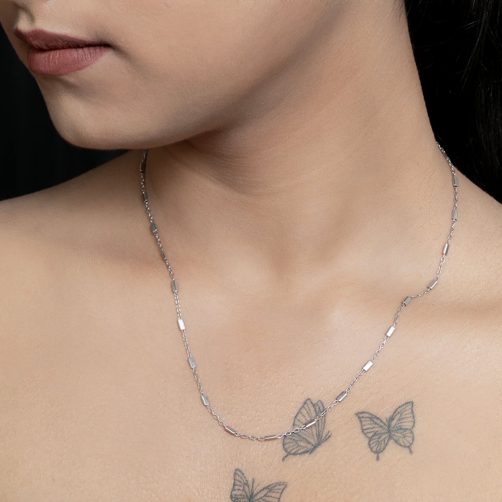 Fashionable Silver Chain for Girls – EJAA