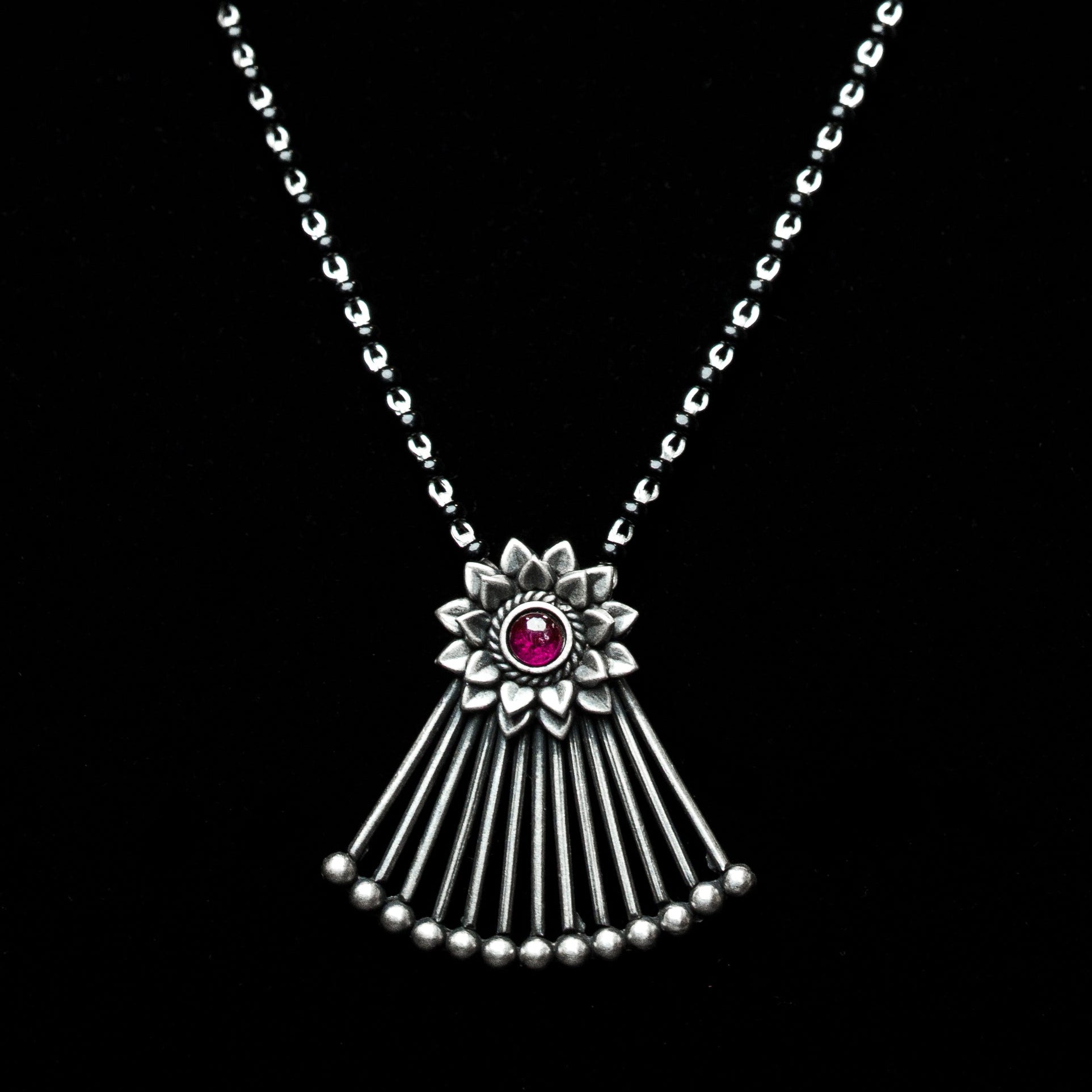 Gulmisha Silver Mangalsutra
