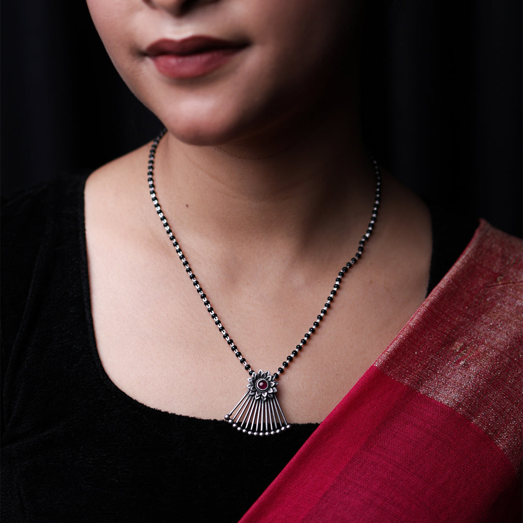 Gulmisha Silver Mangalsutra