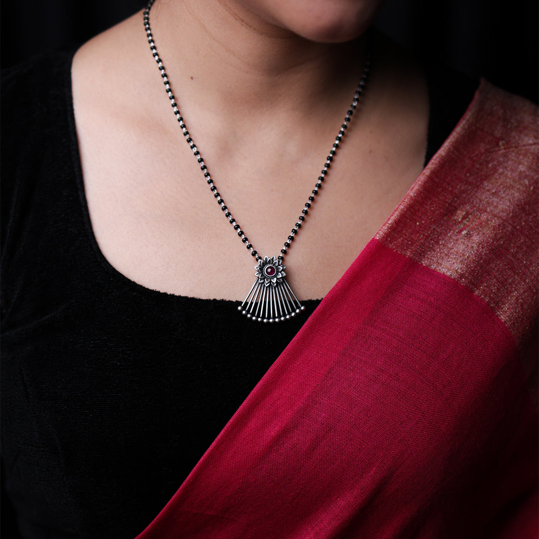 Gulmisha Silver Mangalsutra
