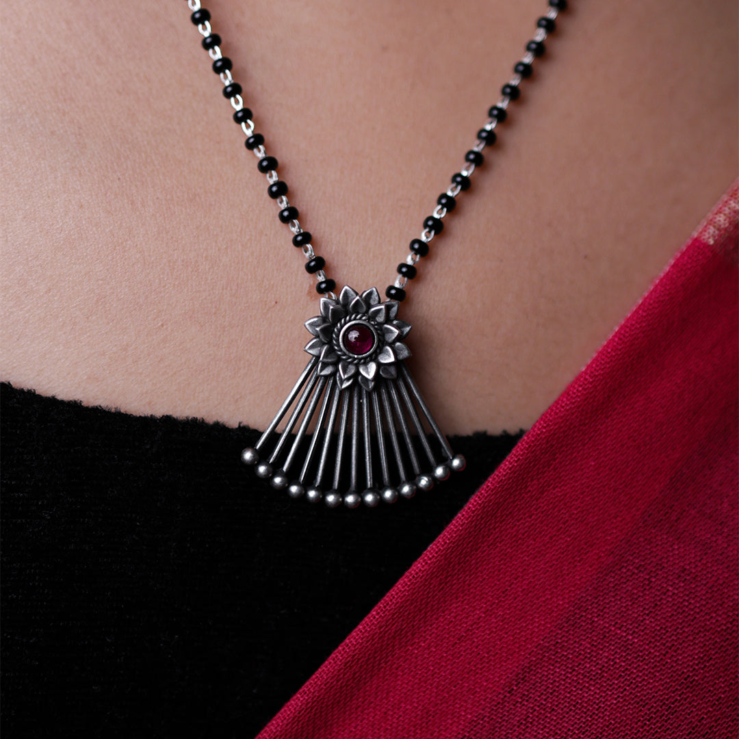 Gulmisha Silver Mangalsutra