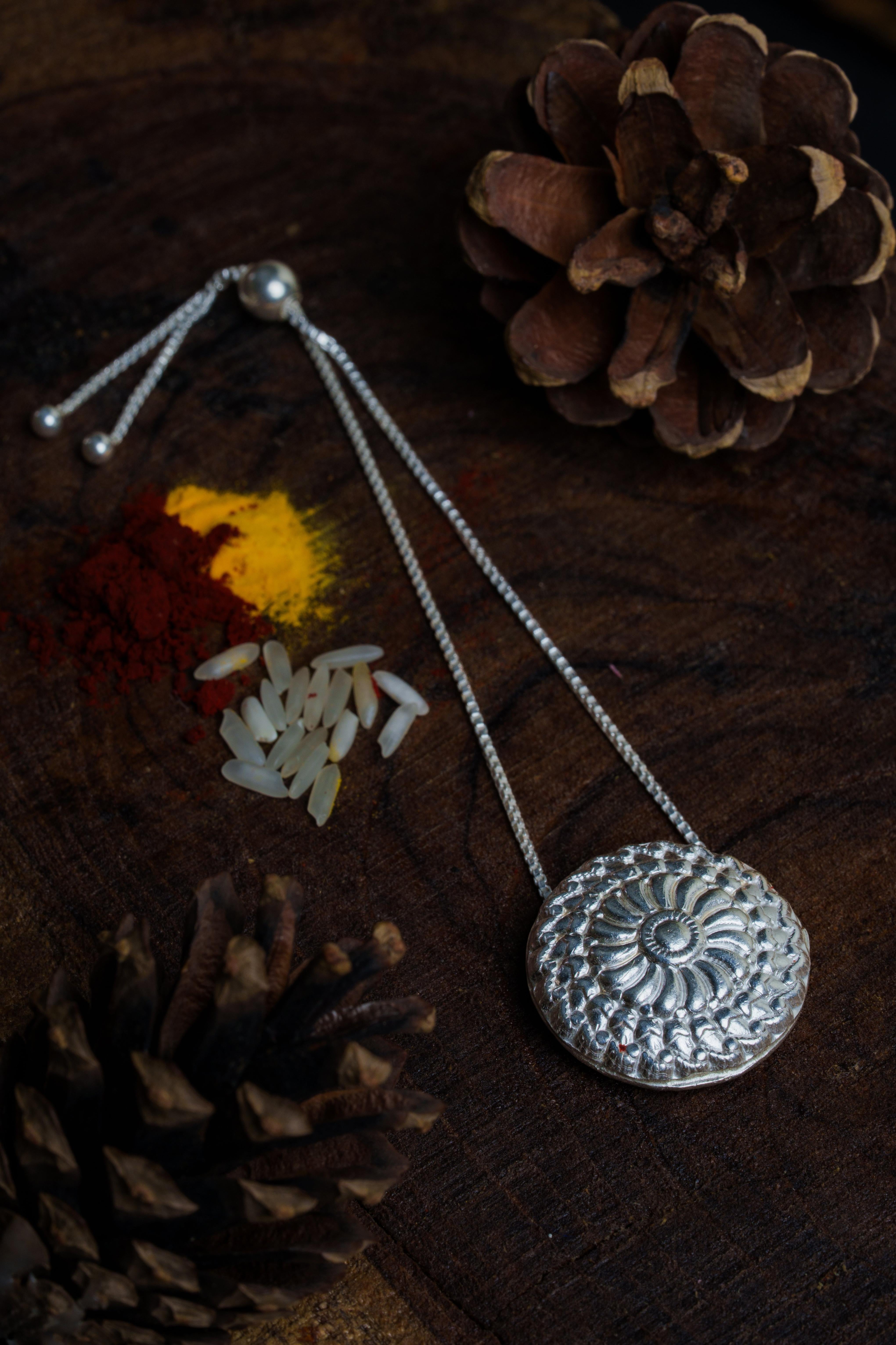 Chakra Silver Rakhi