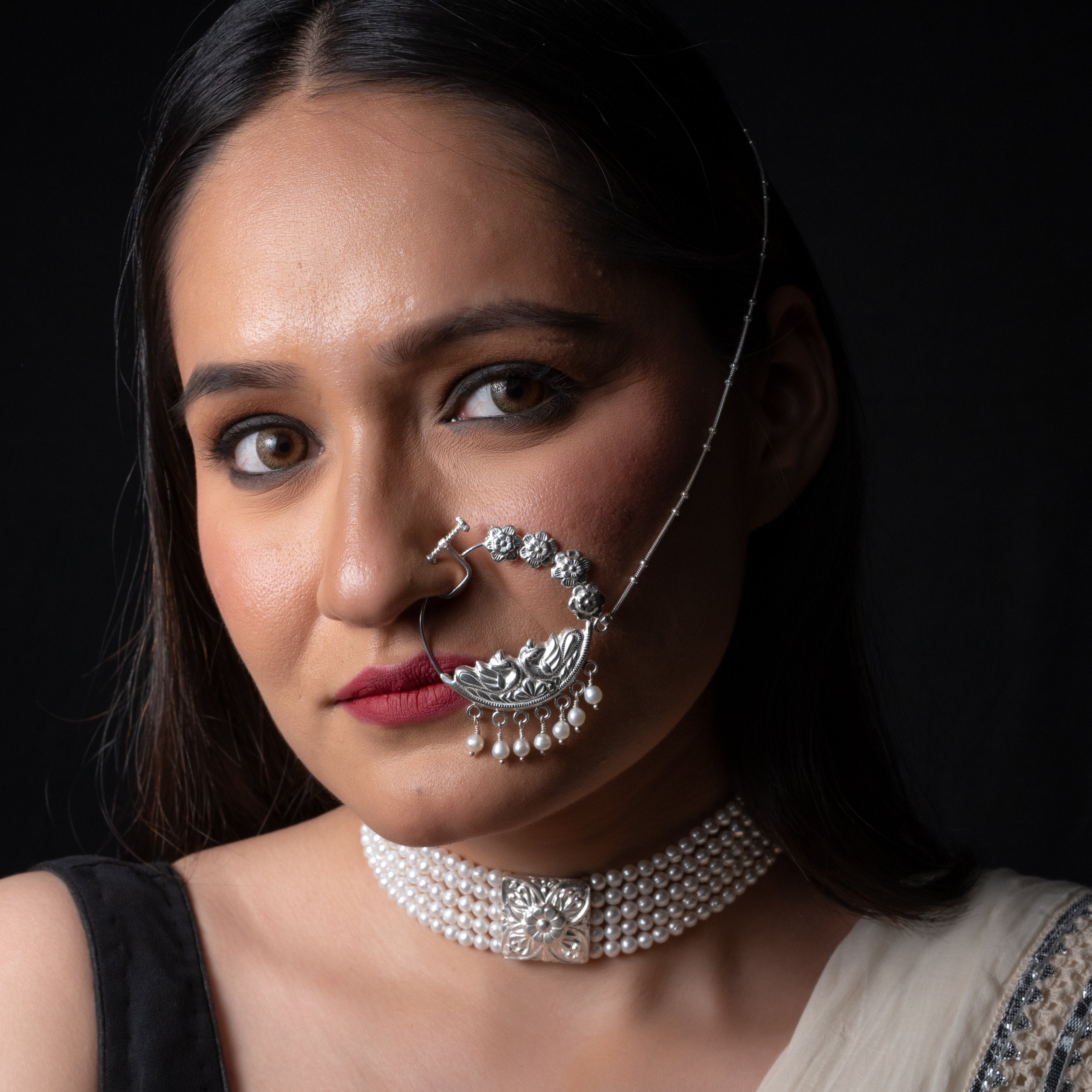 Morni pearl silver nath