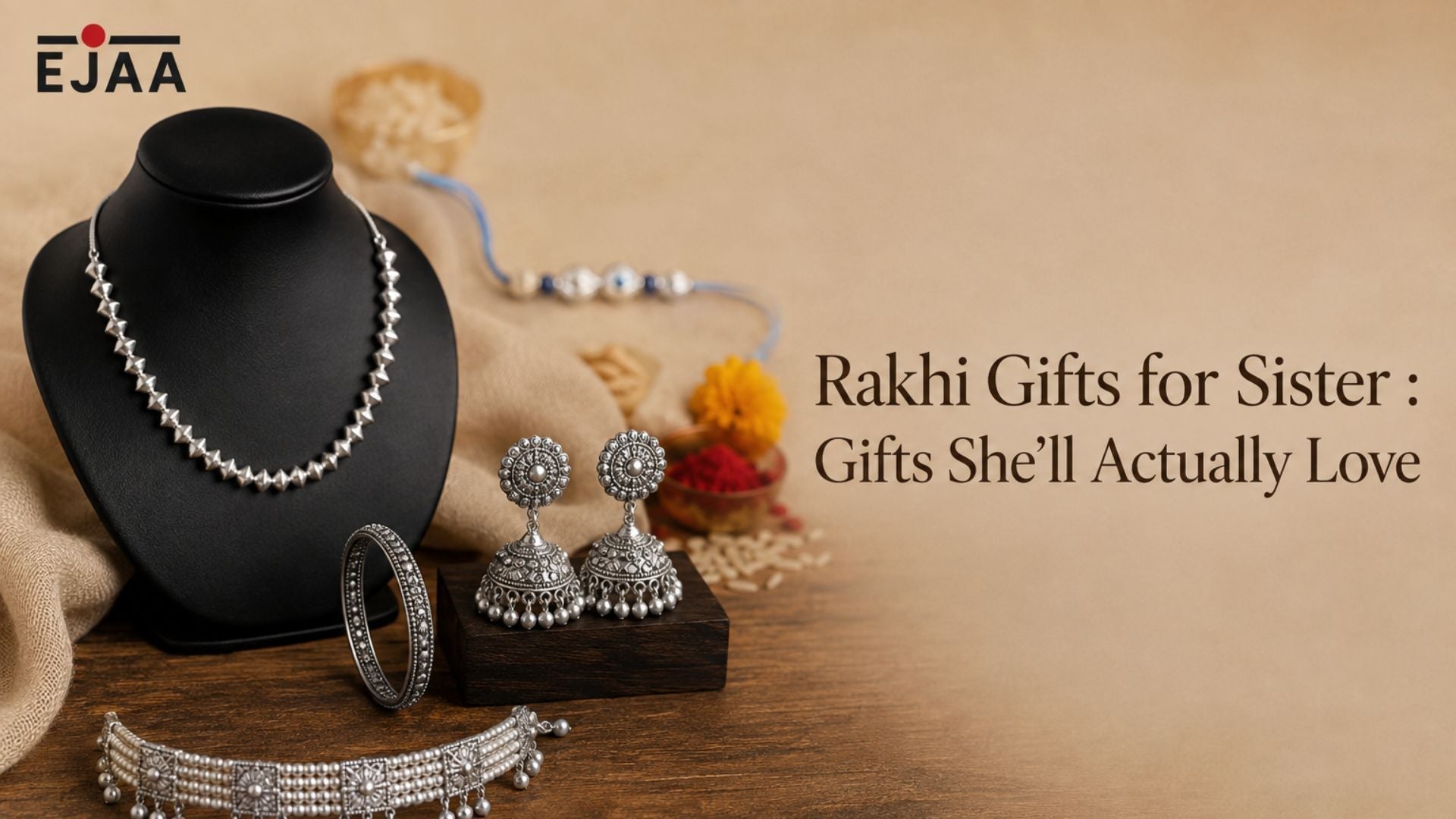 Rakhi Gifts for Sister: 6 Silver Jewellery Pieces She'll Actually Wear