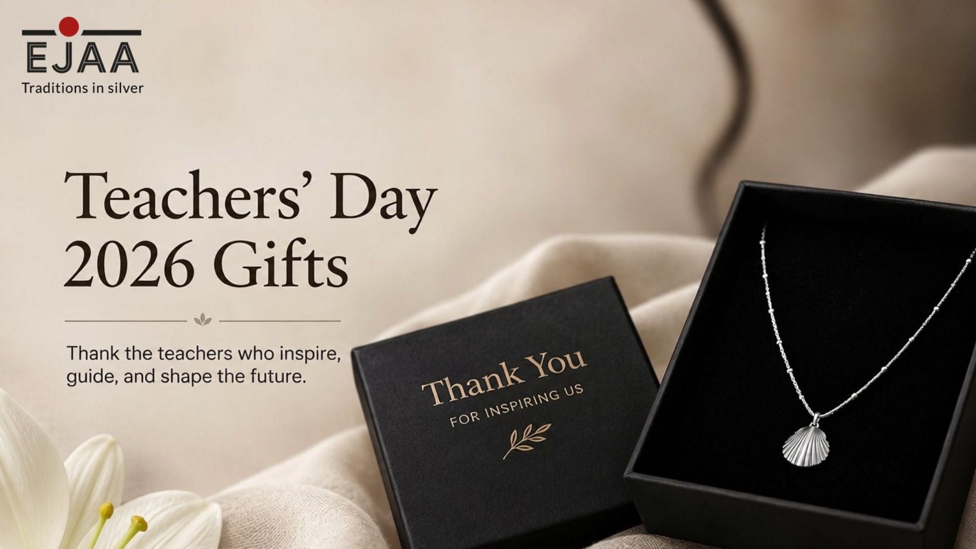 teachers day silver jewellery gifts 
