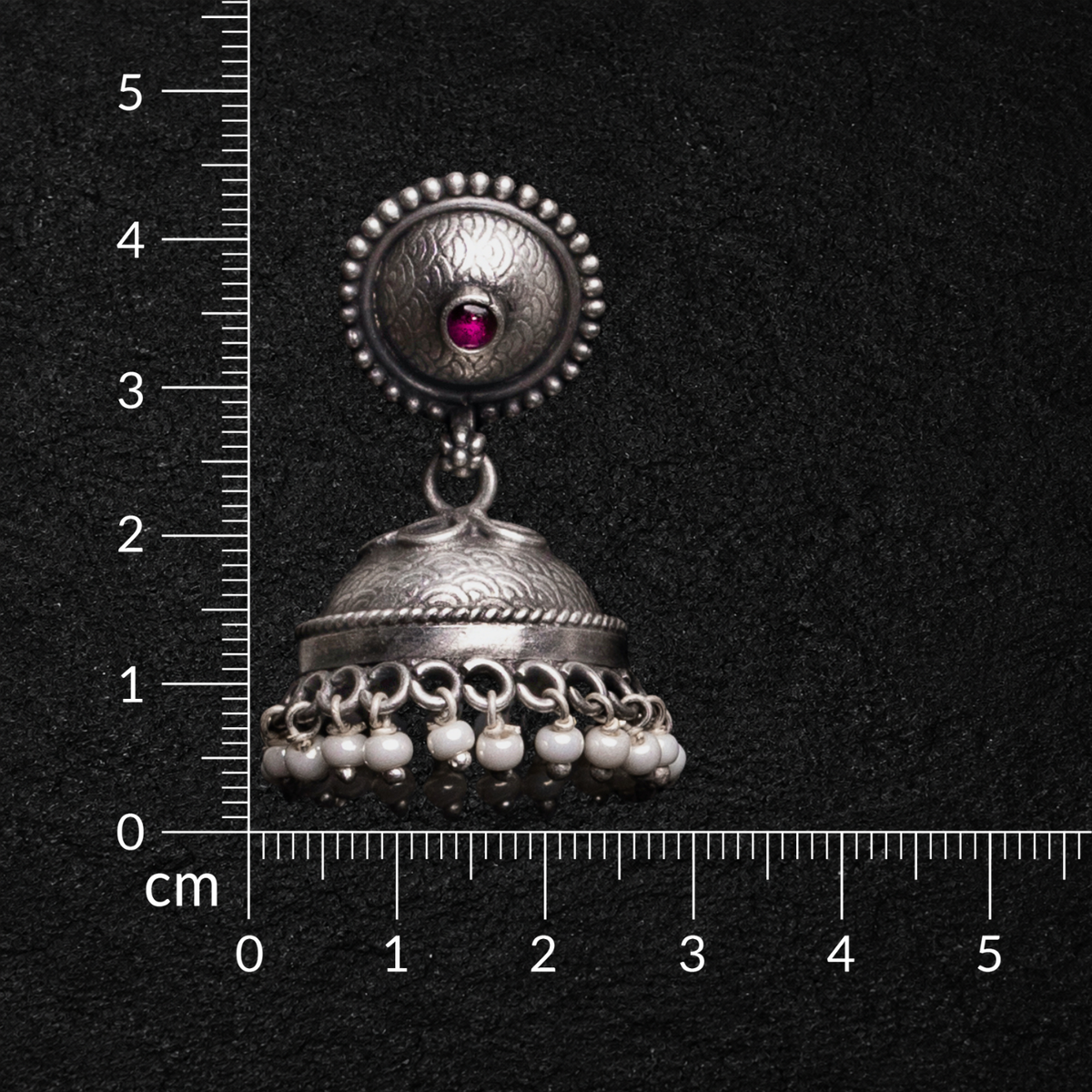 Jhilmil Silver Jhumki