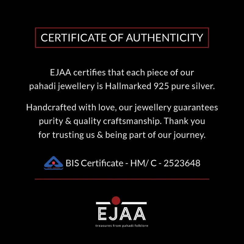Dwishank Pahuchi Silver Bracelet