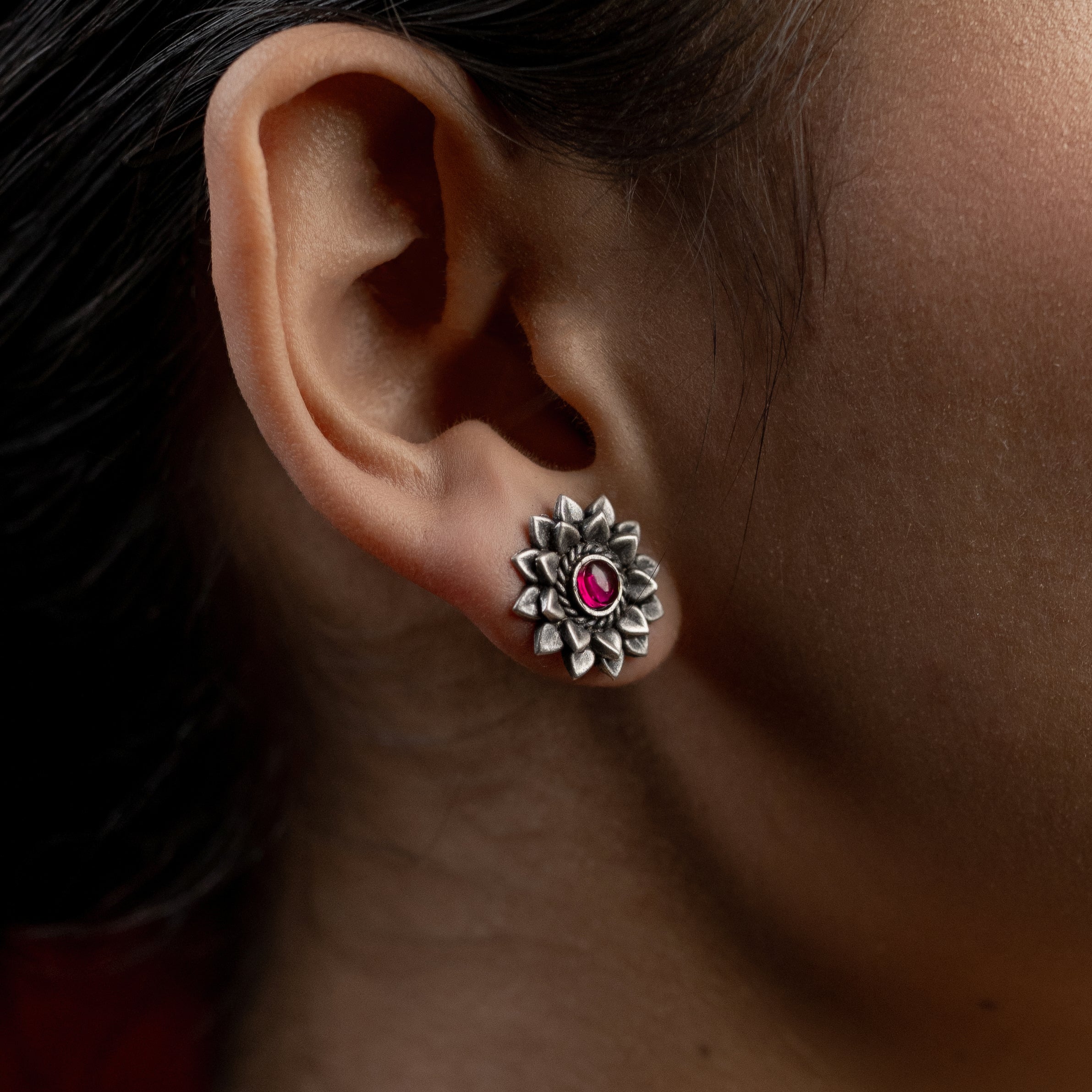 Silver Gulmisha Studs