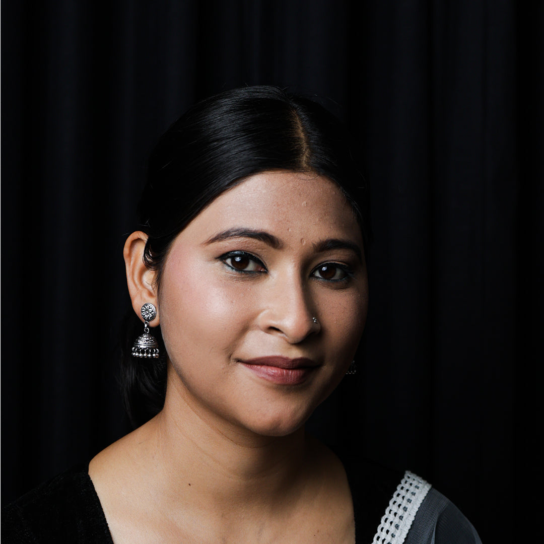 Silver Devrai Jhumki