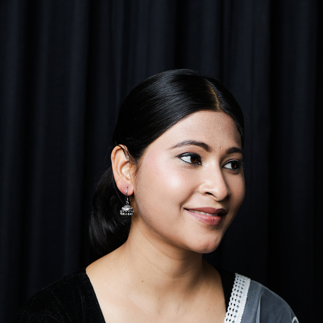 Daali Silver Jhumki