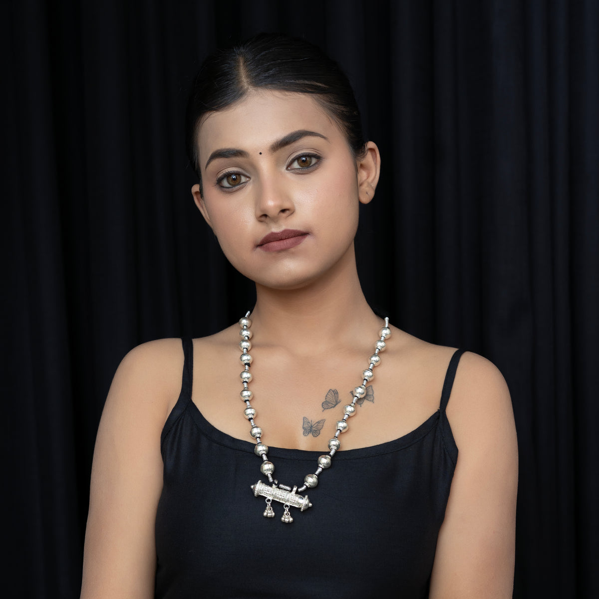 Buy Bindu Silver Matarmala for Women Online in India | Ejaa