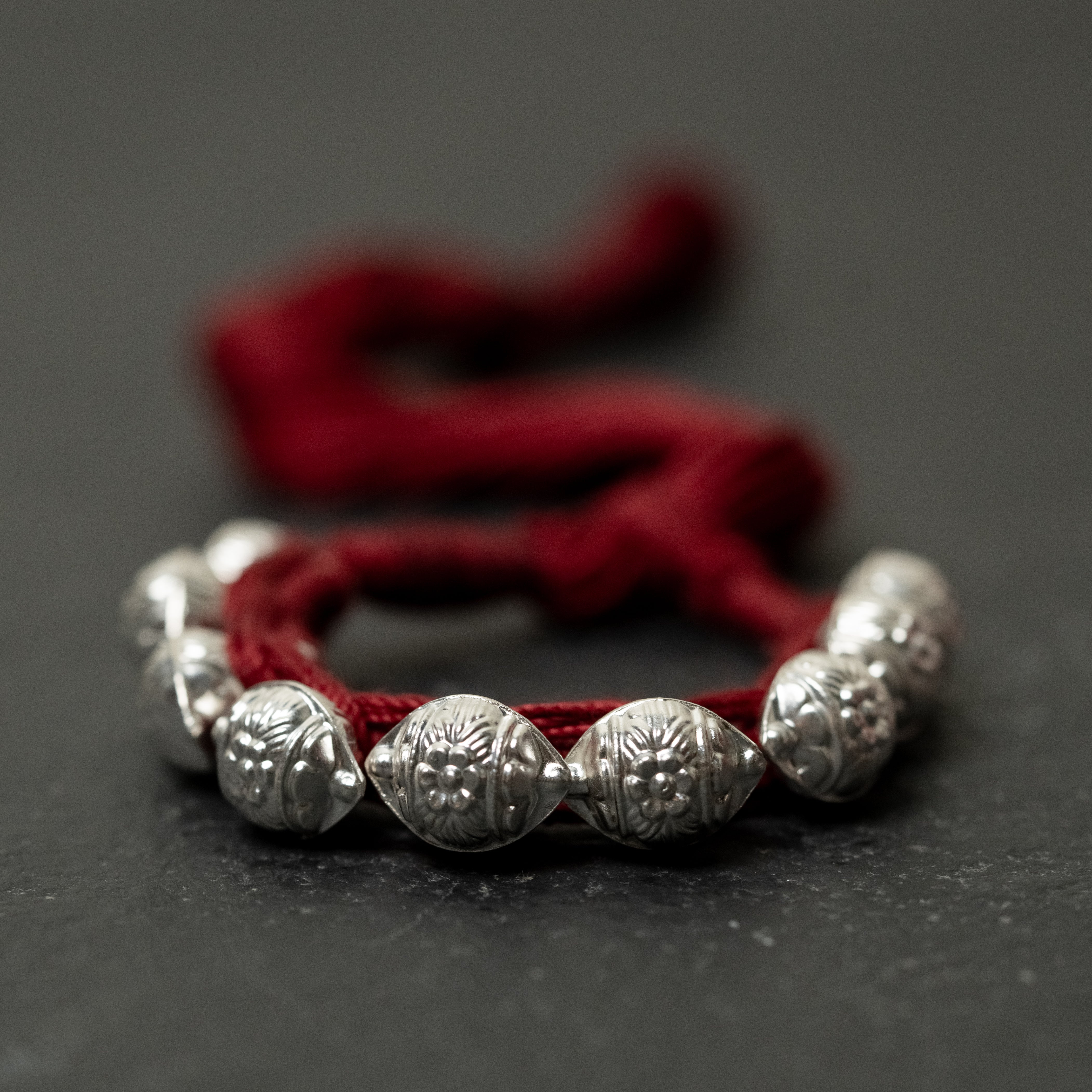 Navphool Pahuchi Silver Bracelet