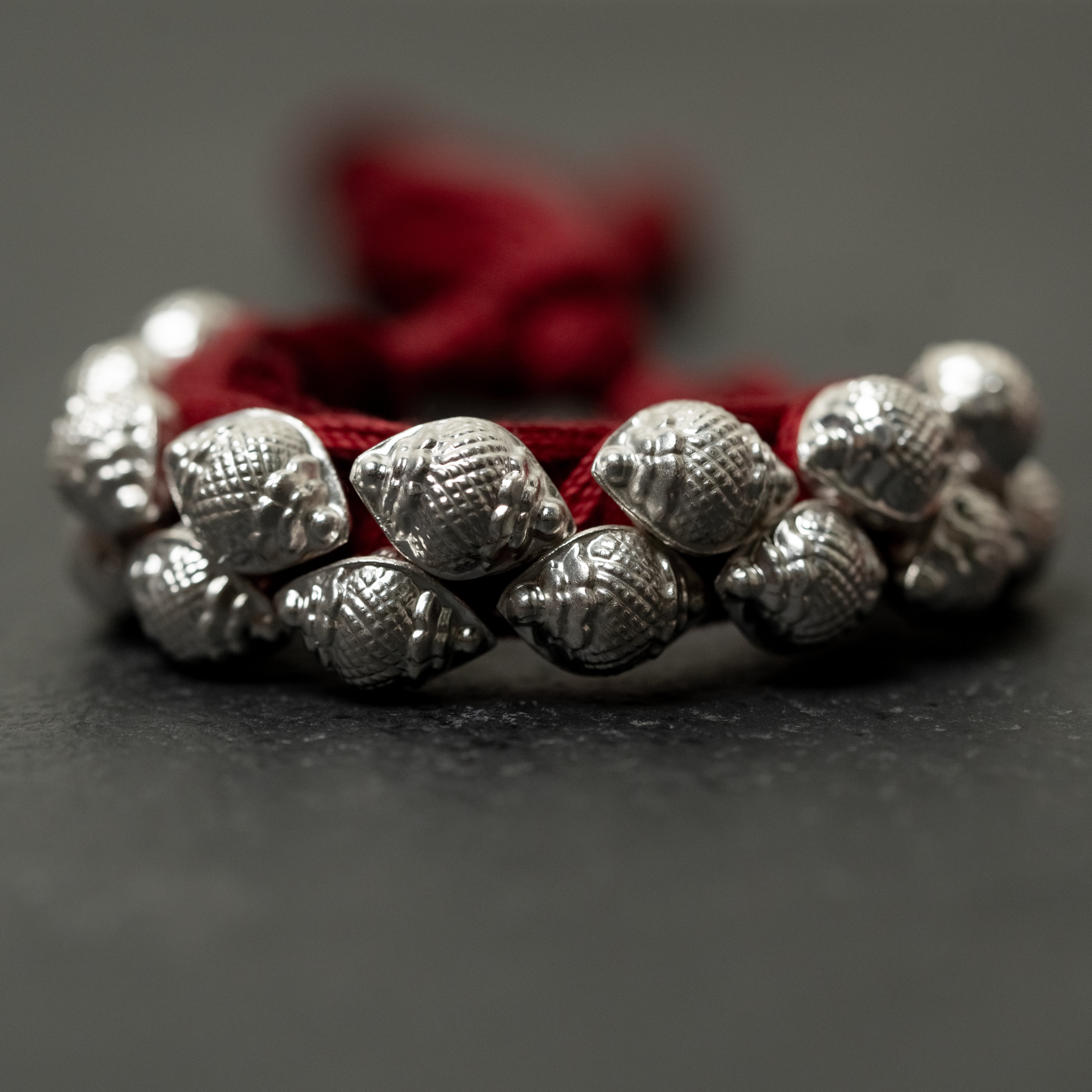 Dwishank Pahuchi Silver Bracelet