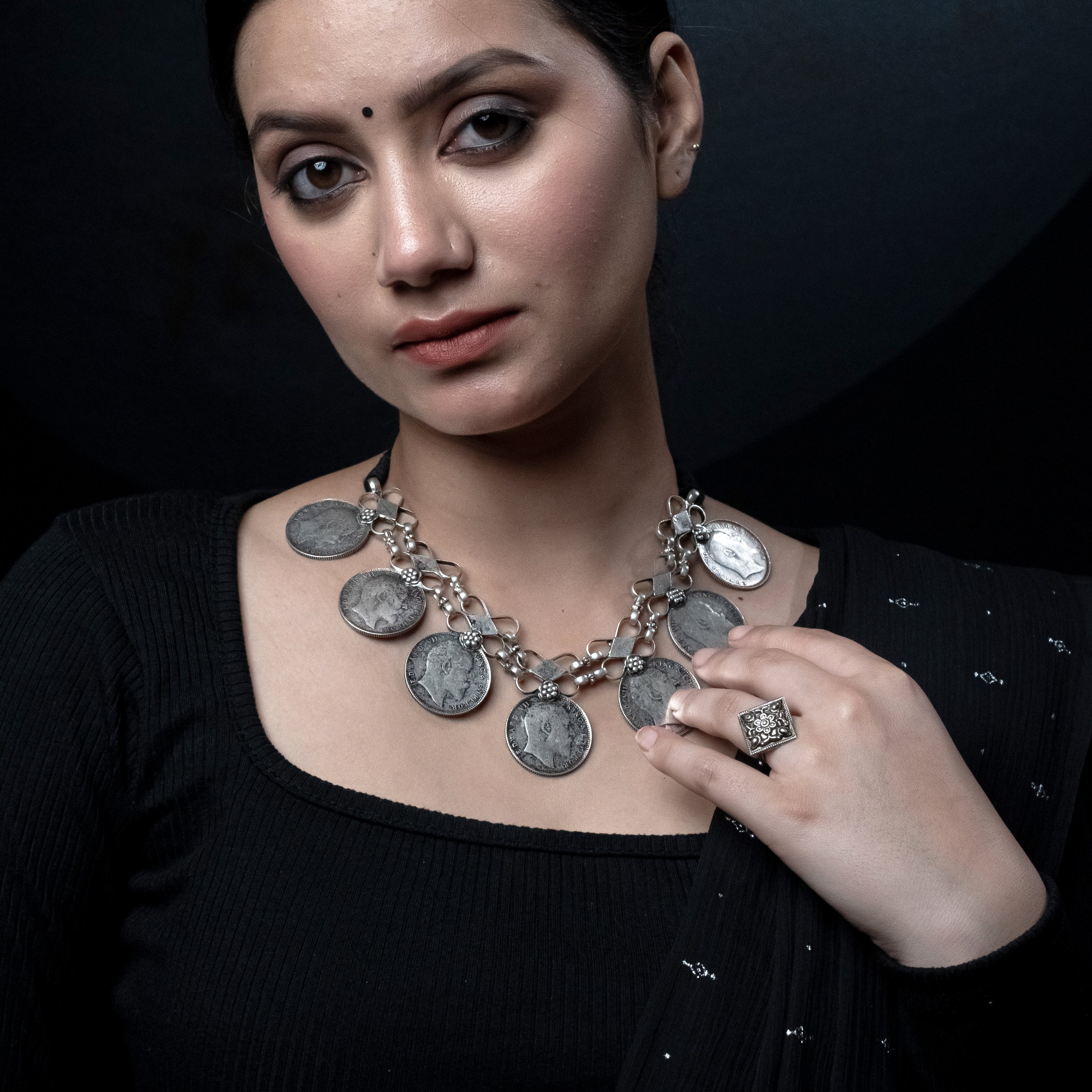 Silver Coin Jewellery - Sikka Haar