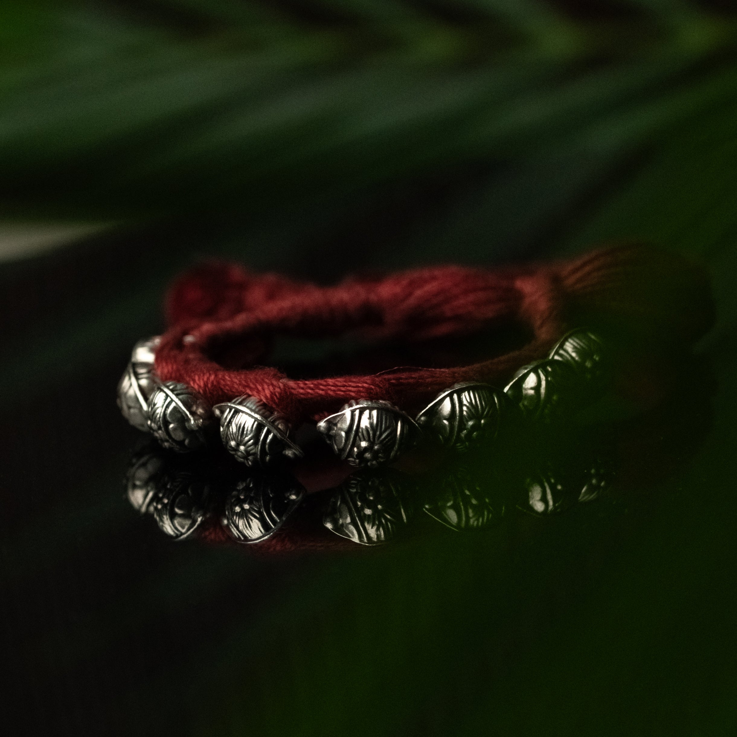 Navphool Pahuchi Silver Bracelet