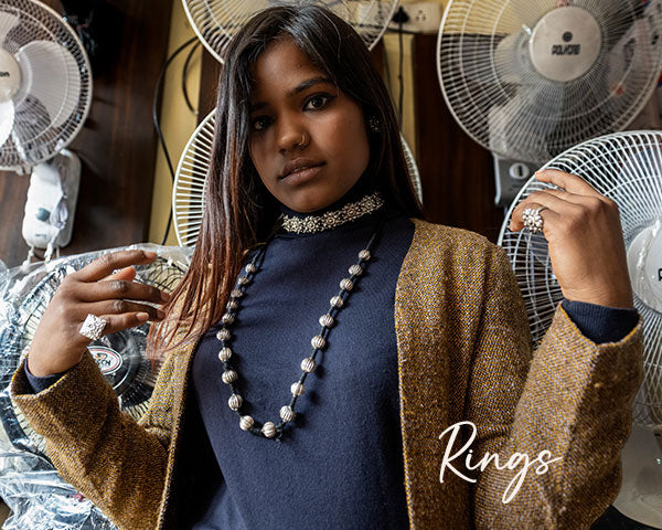 Pahadi Silver Rings | Traditional Silver Rings