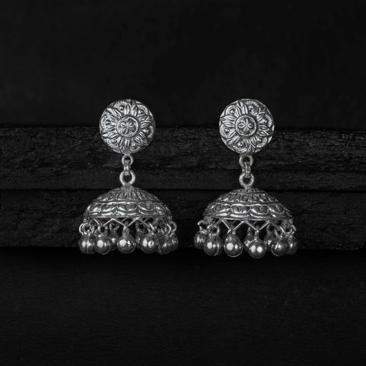 Pure Silver Arang Jhumki main image 1