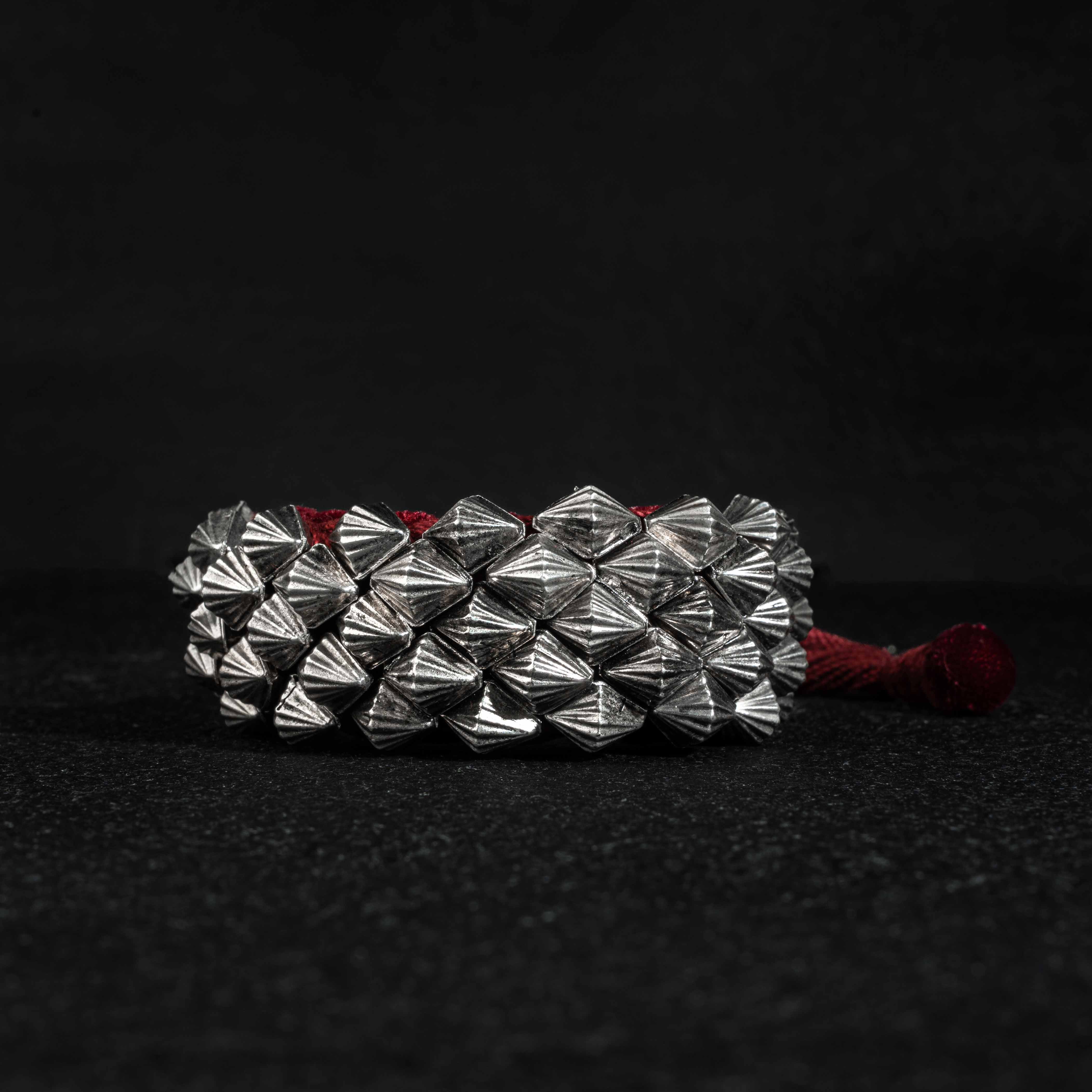 Pine Pahuchi Silver Bracelet