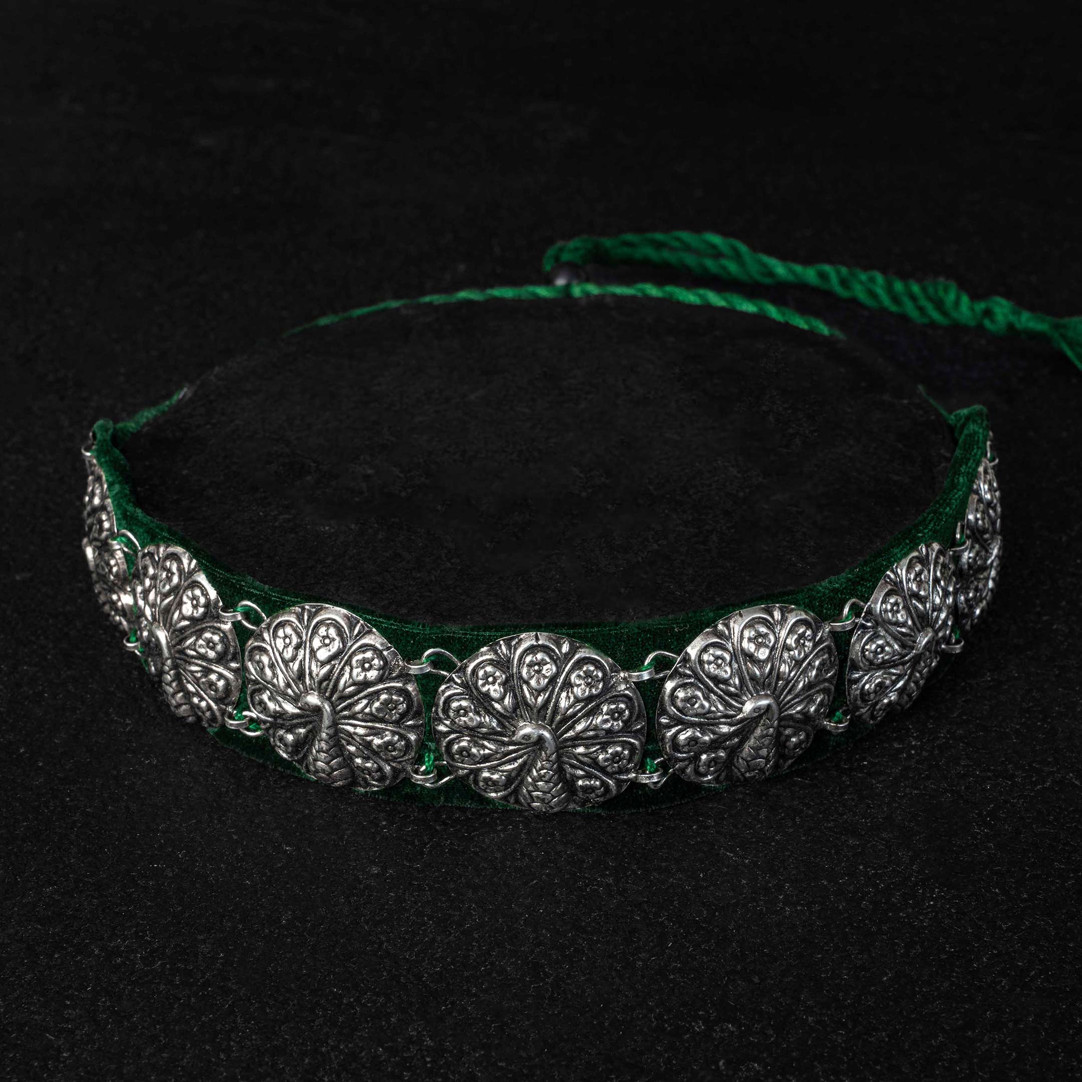 Morni Guluband Silver Choker