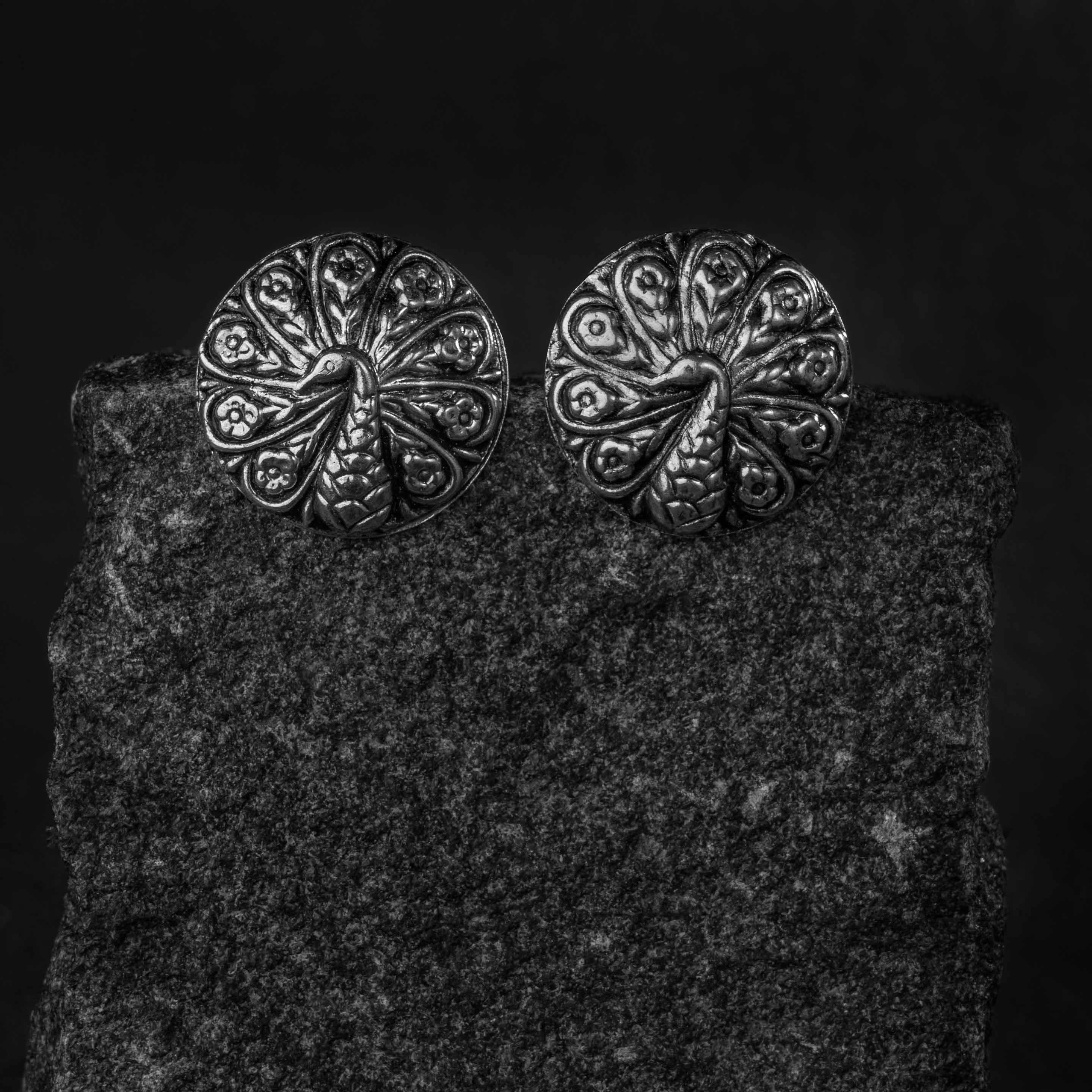 Morni Silver Studs Earrings