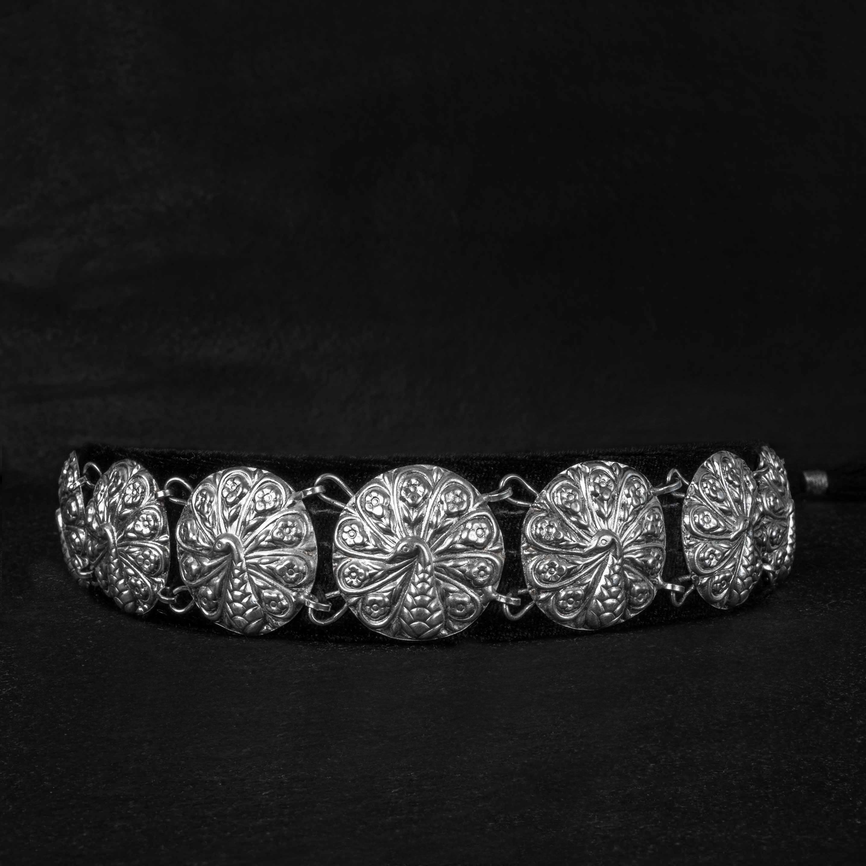 Morni Guluband Silver Choker