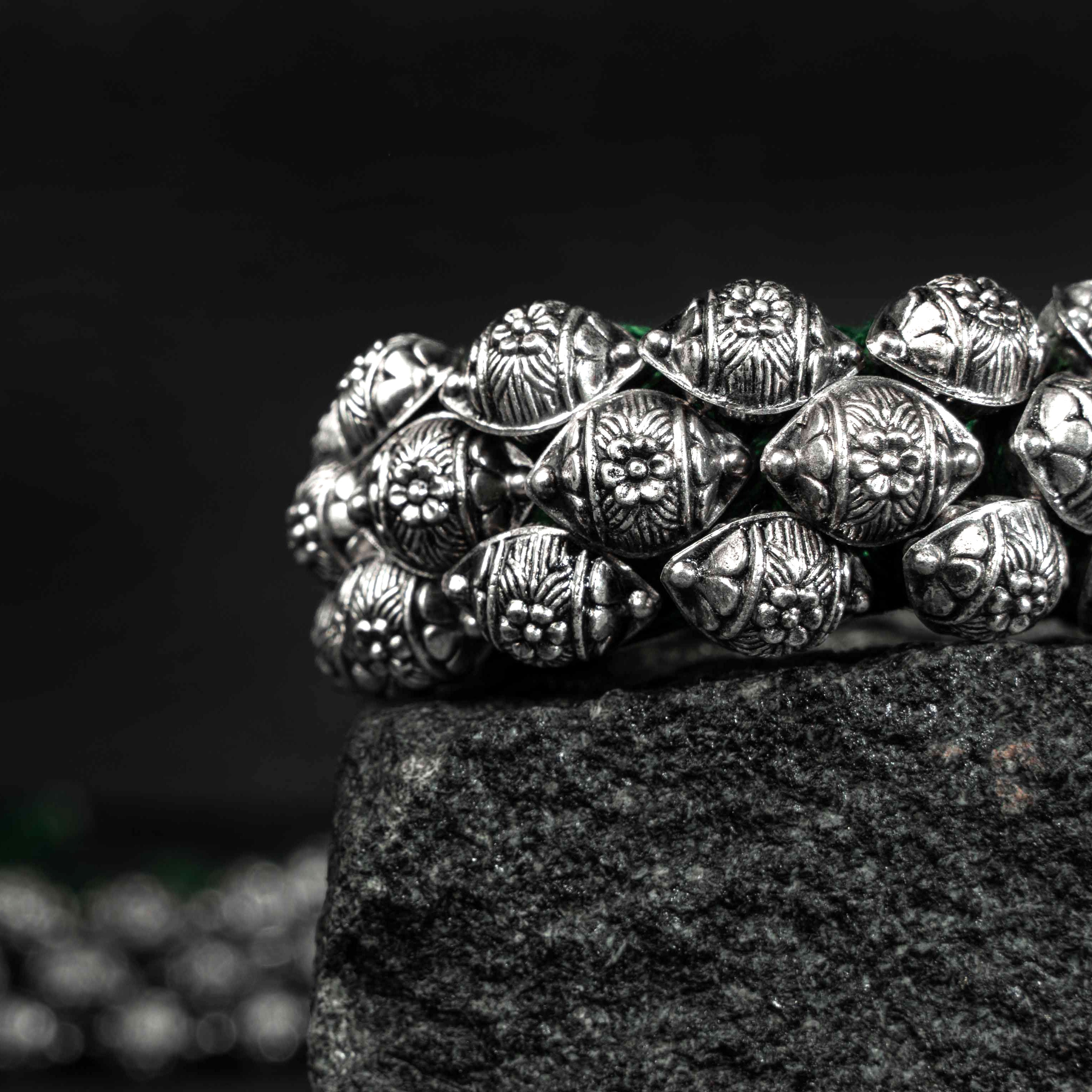 Silver Bracelet - Phool Pahuchi (pair)